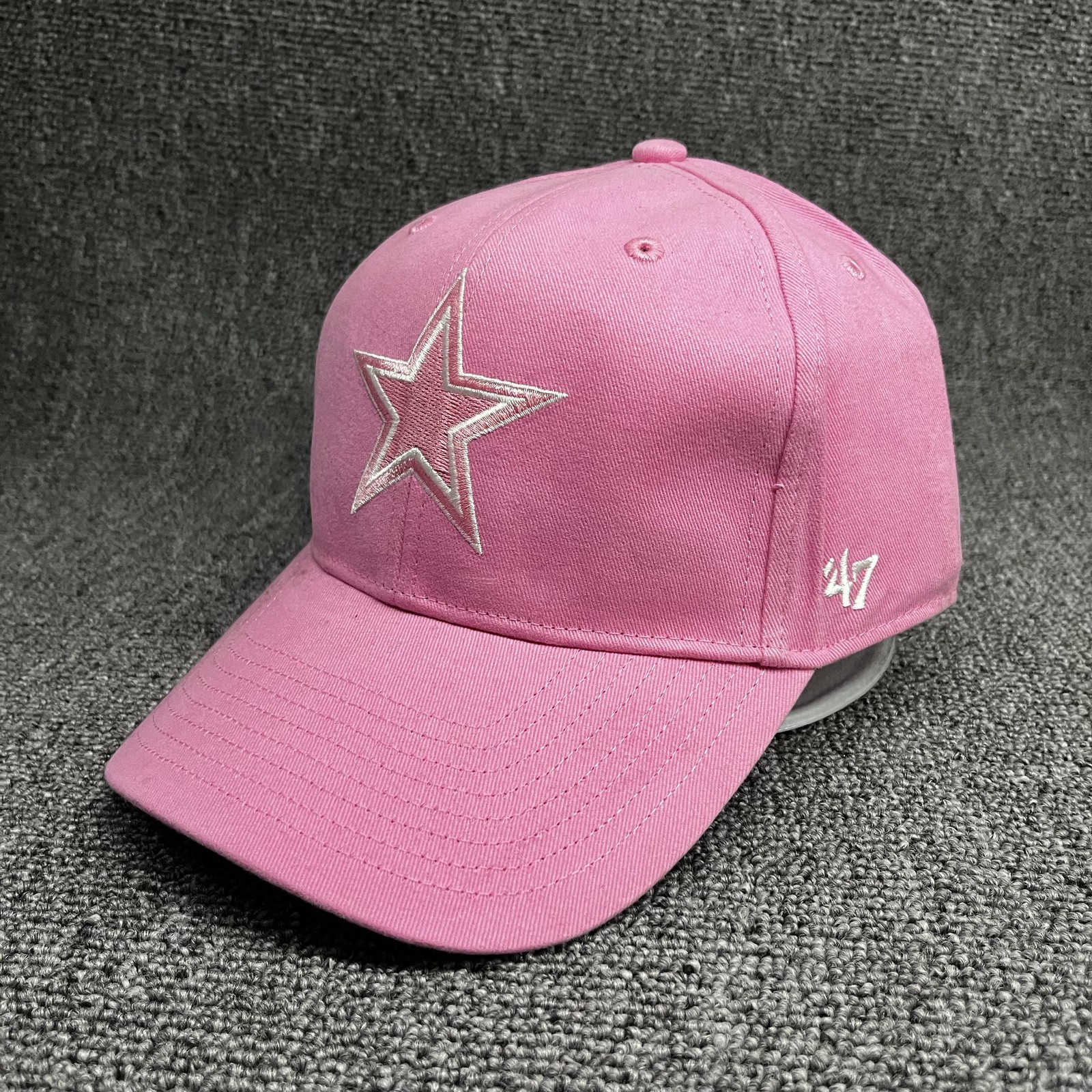 ’47 Brand Dallas Cowboys Strapback Pink Curved Brim Hat Unknown Size