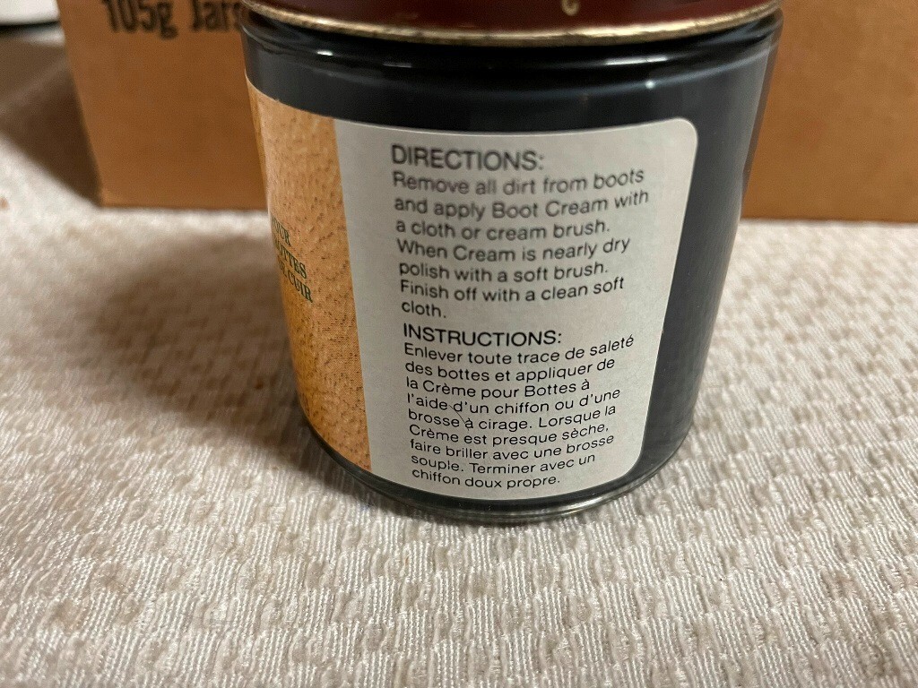 Propert’s English Boot Cream Leather Boot Care 3.7 oz Glass Jar – Several colors