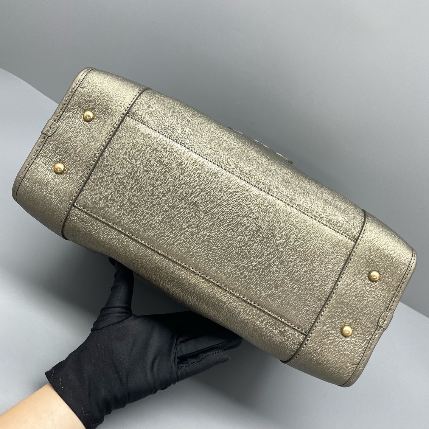 Loewe Pre-Owned Authentic Satchel 35*21*14cm Metal Free Tracked Shipping