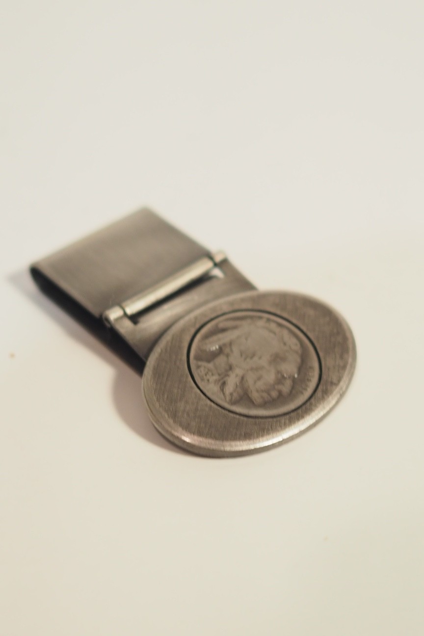Sterling Silver Cool Buffalo Nickel Money Clip