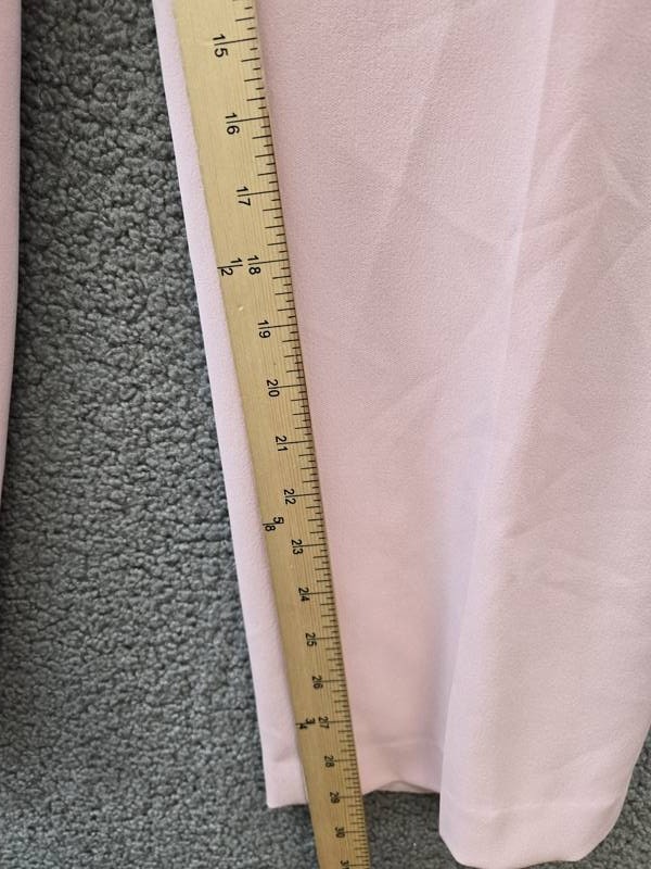 KASPER Plus Size Straight-Leg Pants Women’s 16W Tutu Pink Zip/Hook & Bar Closure