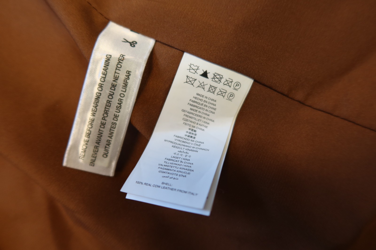 $695 New Michael Kors Calf Suede Buttonless Trench Coat – MEDIUM – Acorn Brown
