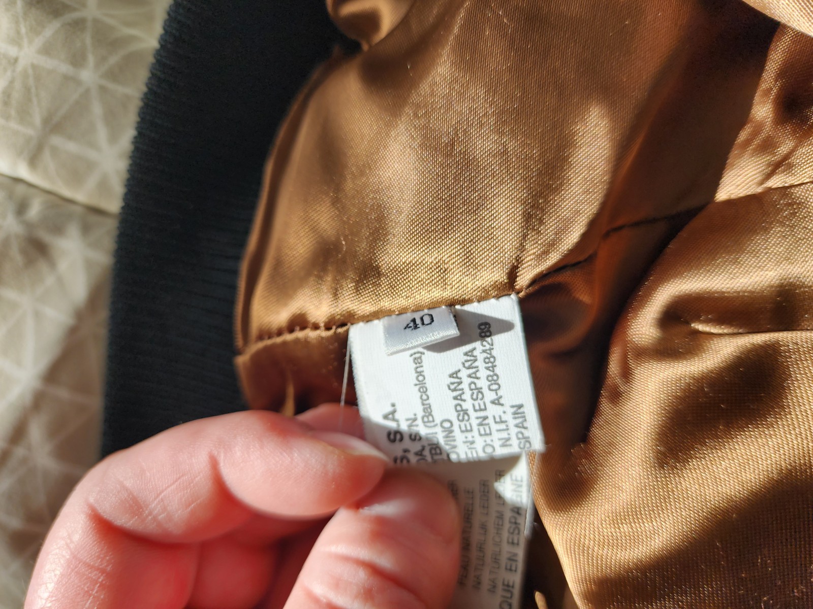 TORRAS VTG 80’s Suede Leather Bomber Style Cardigan Jacket Made in Spain Size40