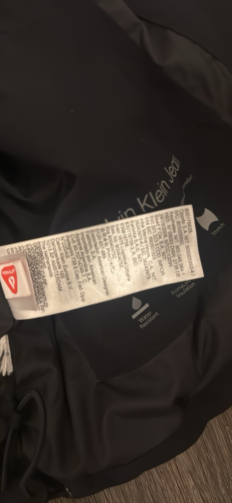 Calvin Klein Men’s Puffer Jacket Weather Protection Size M Black