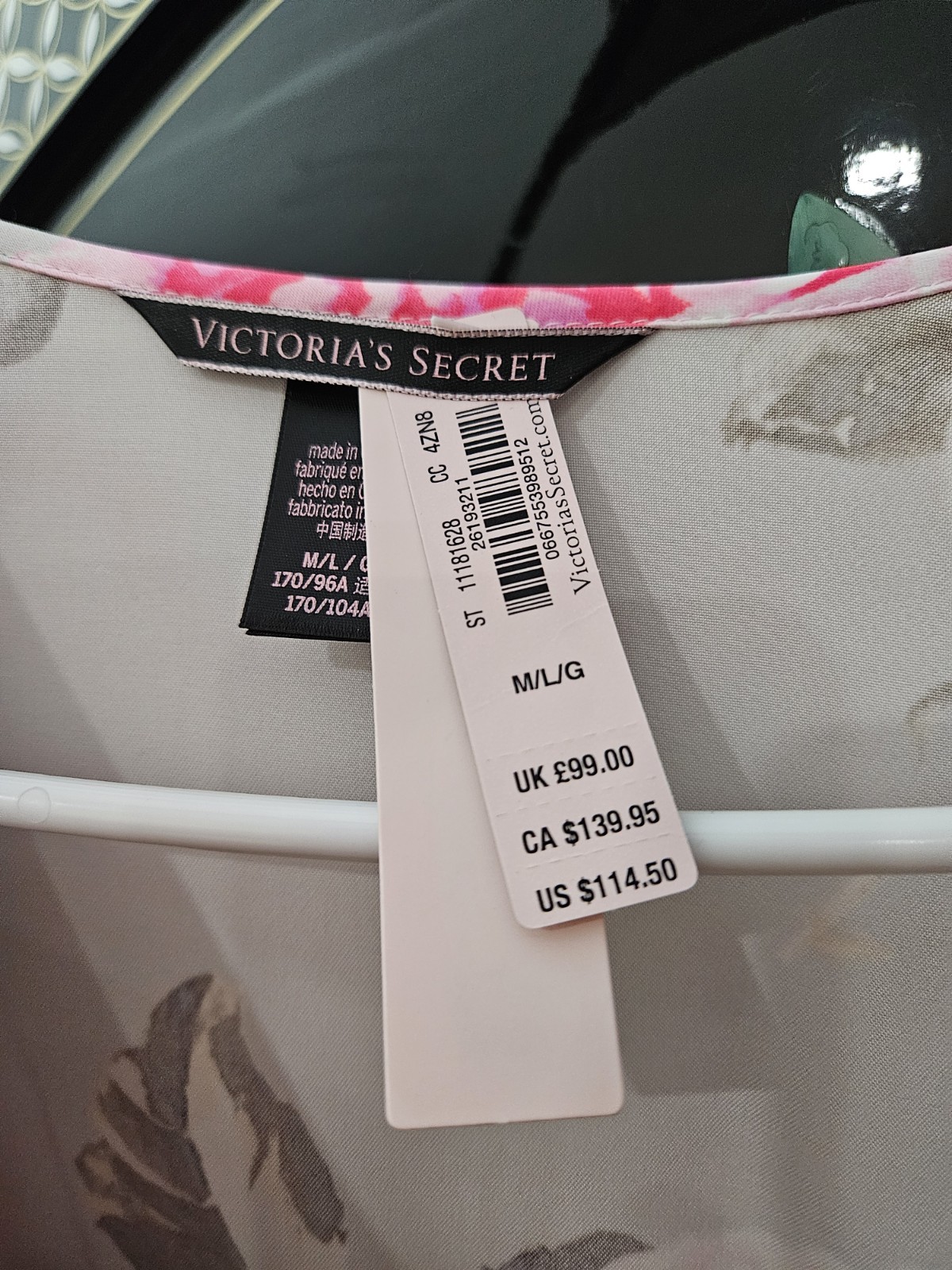 Victorias Secret Robe Chamisole Set With Fringe