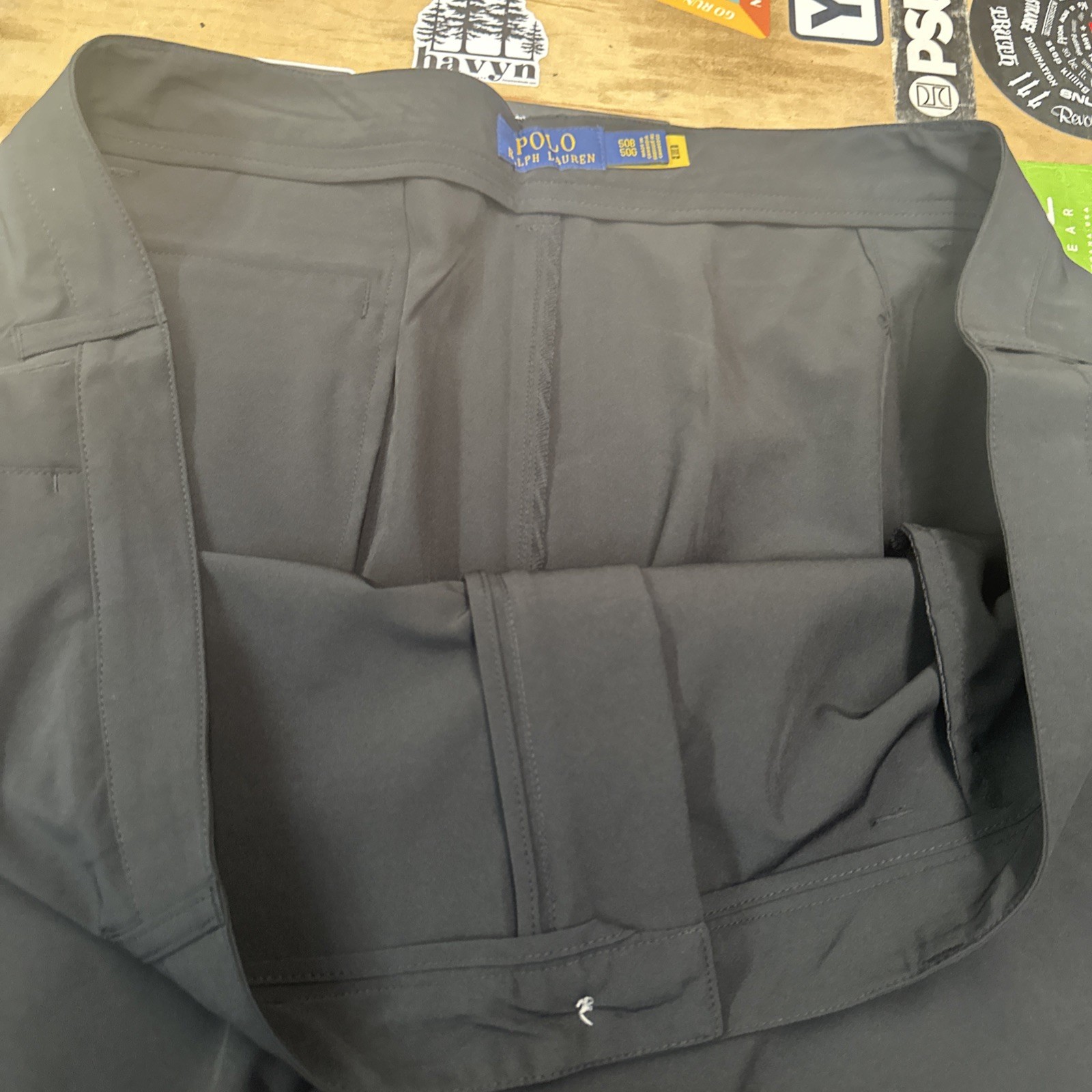 Polo Ralph Lauren Classic Stretch Chino Golf Shorts BIG TALL Black NWT MSRP $98