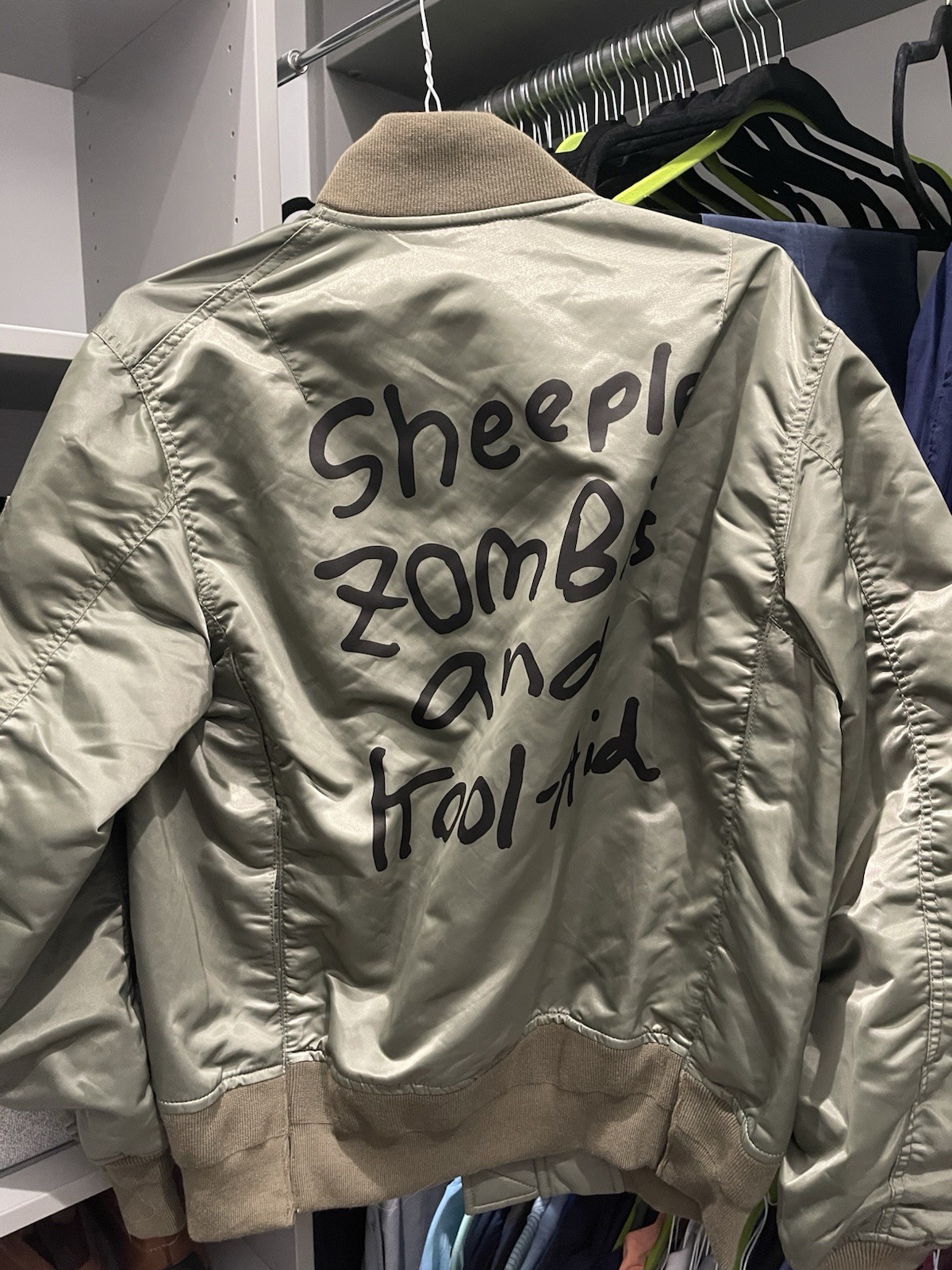 Madsaki Sacai Blouson Nylon Jacket Khaki 2 (Medium) SEND OFFERS