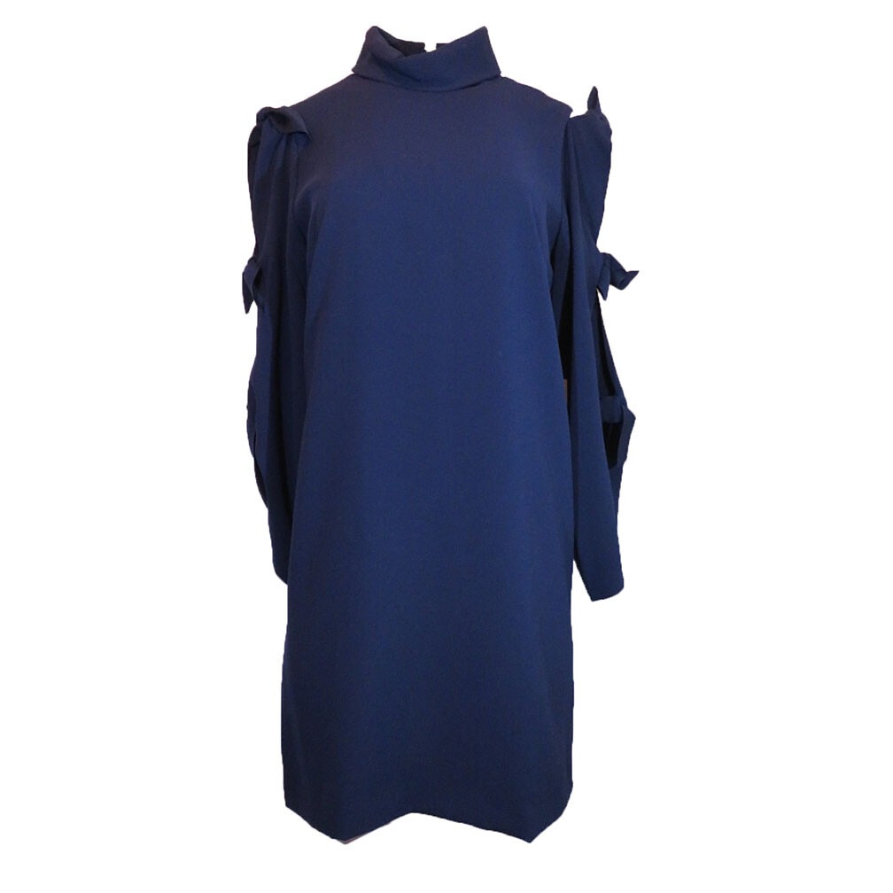 Alex Marie 3/4 Sleeve Shift Dress, Size-6, Navy