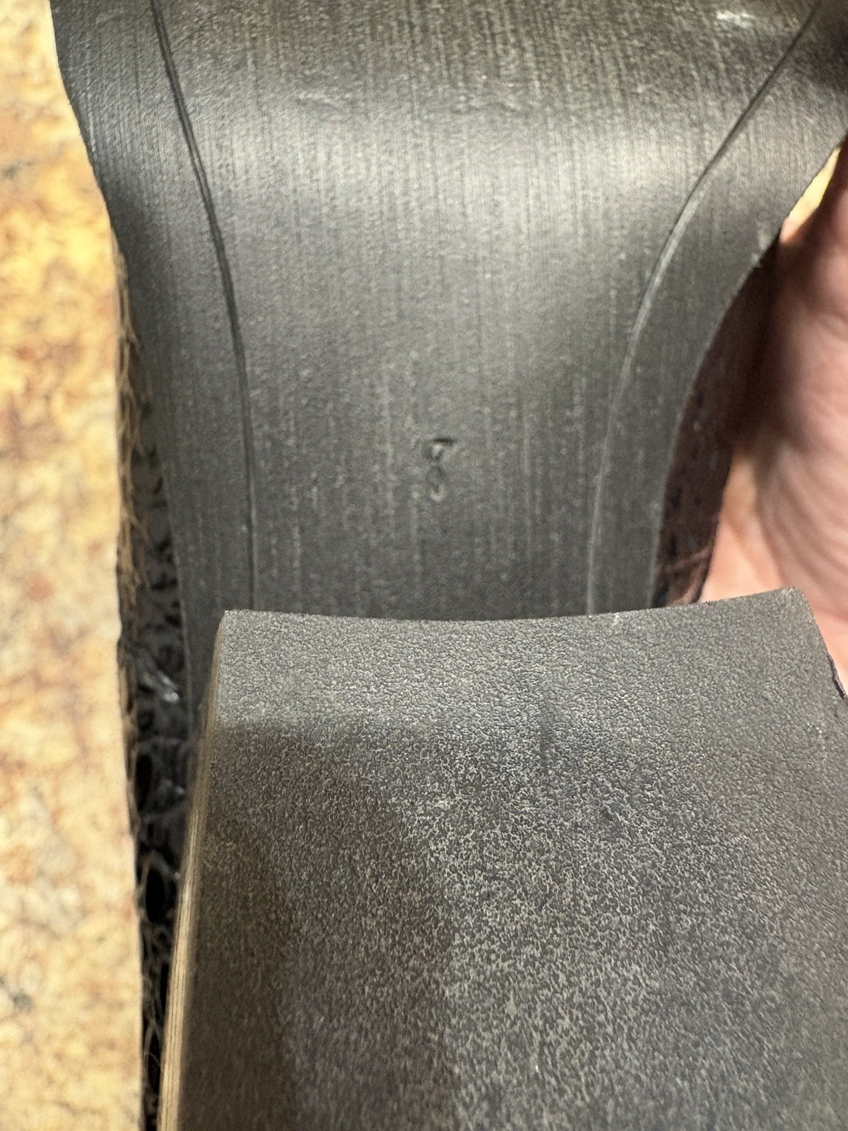 Sam Edelman Womens Croc Black Leather Ankle Boots Size 8 Preowned