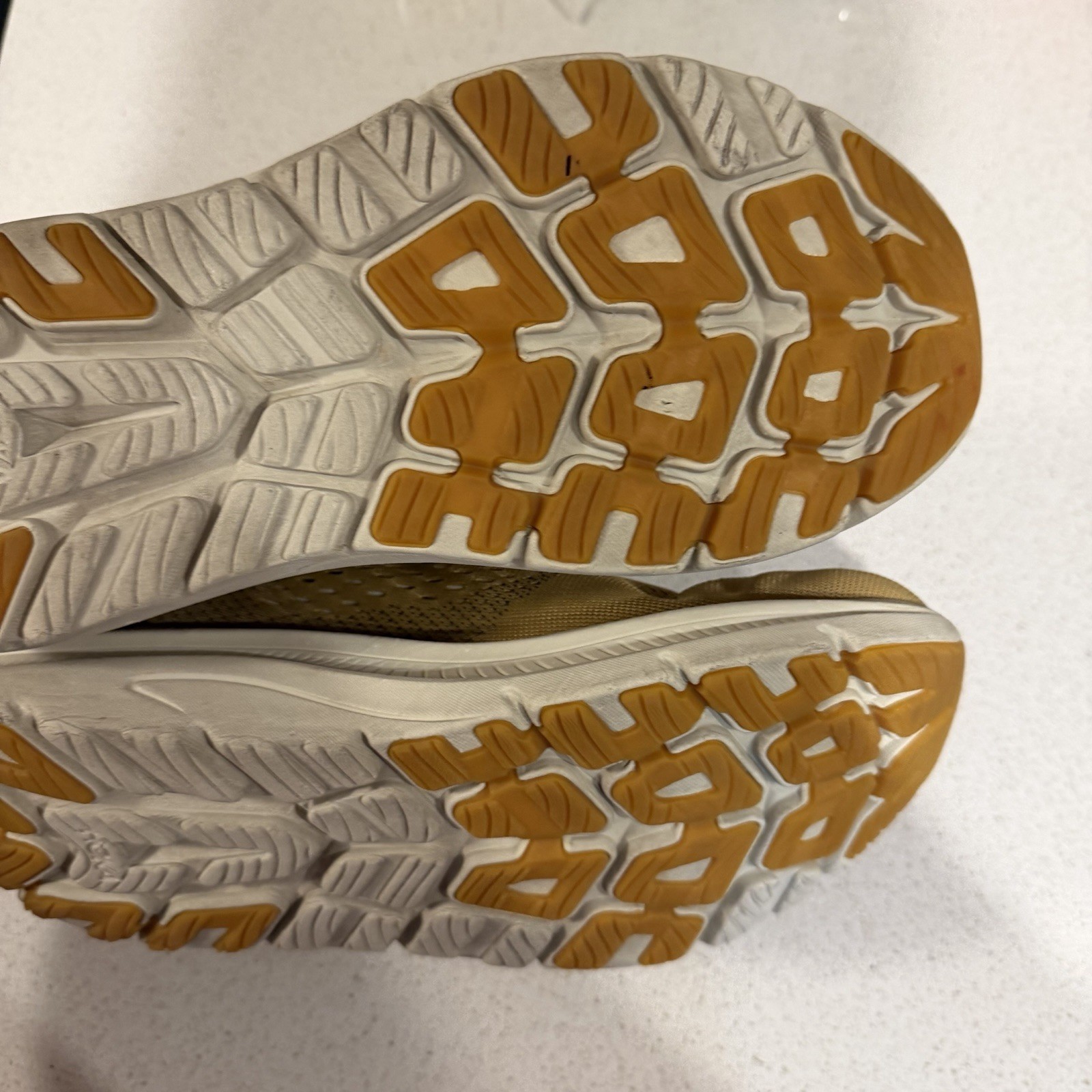 Hoka Kawana 2 Shoes Mens 9D Wheat Oat Milk Athletic running Sneakers