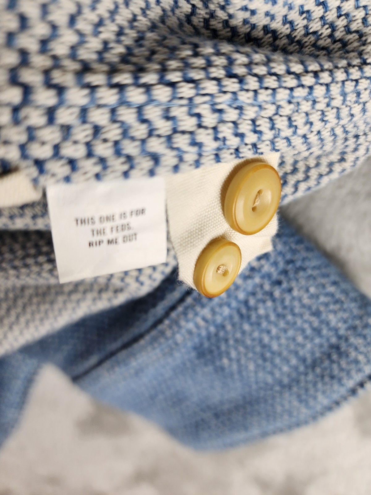 Taylor Stitch Blue Solid Woven Shirt 44 Long Sleeve Button-Up Pockets Men