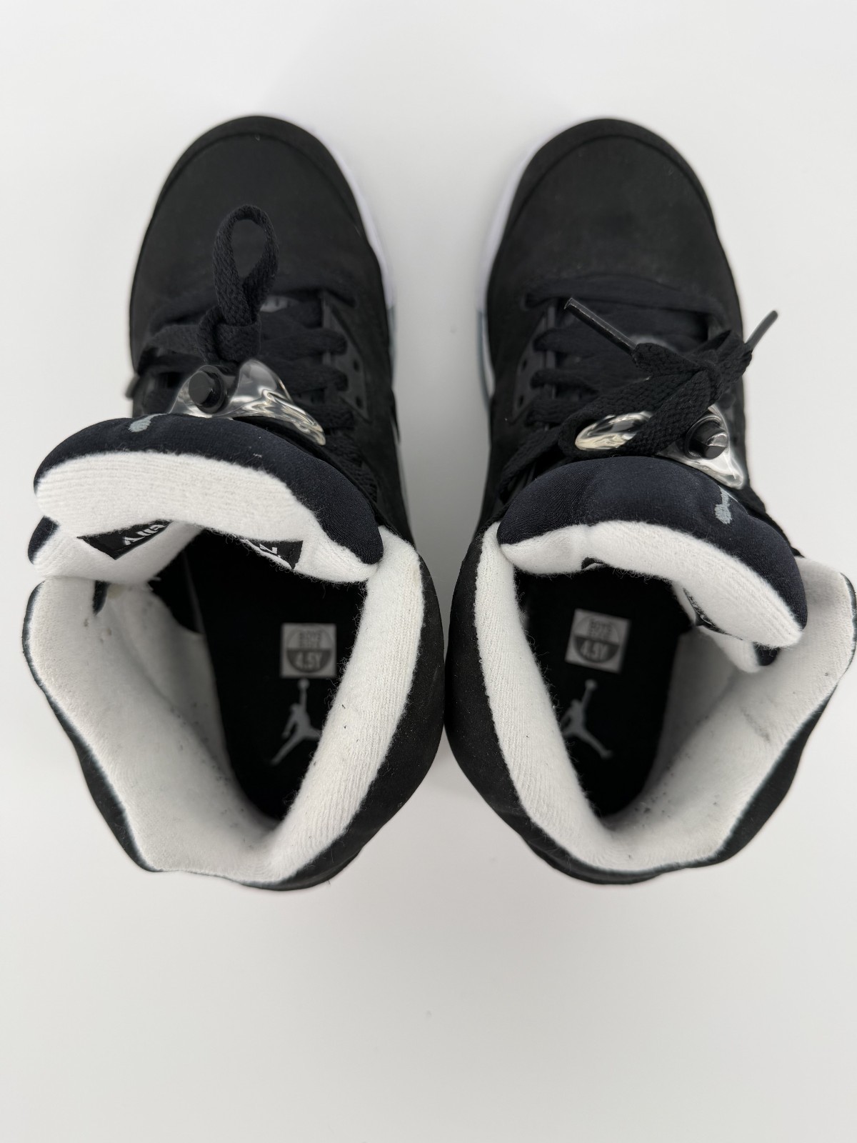 Nike Air Jordan 5 Retro Oreo GS 440888-035 Youth Size 4.5Y Sneakers Shoes