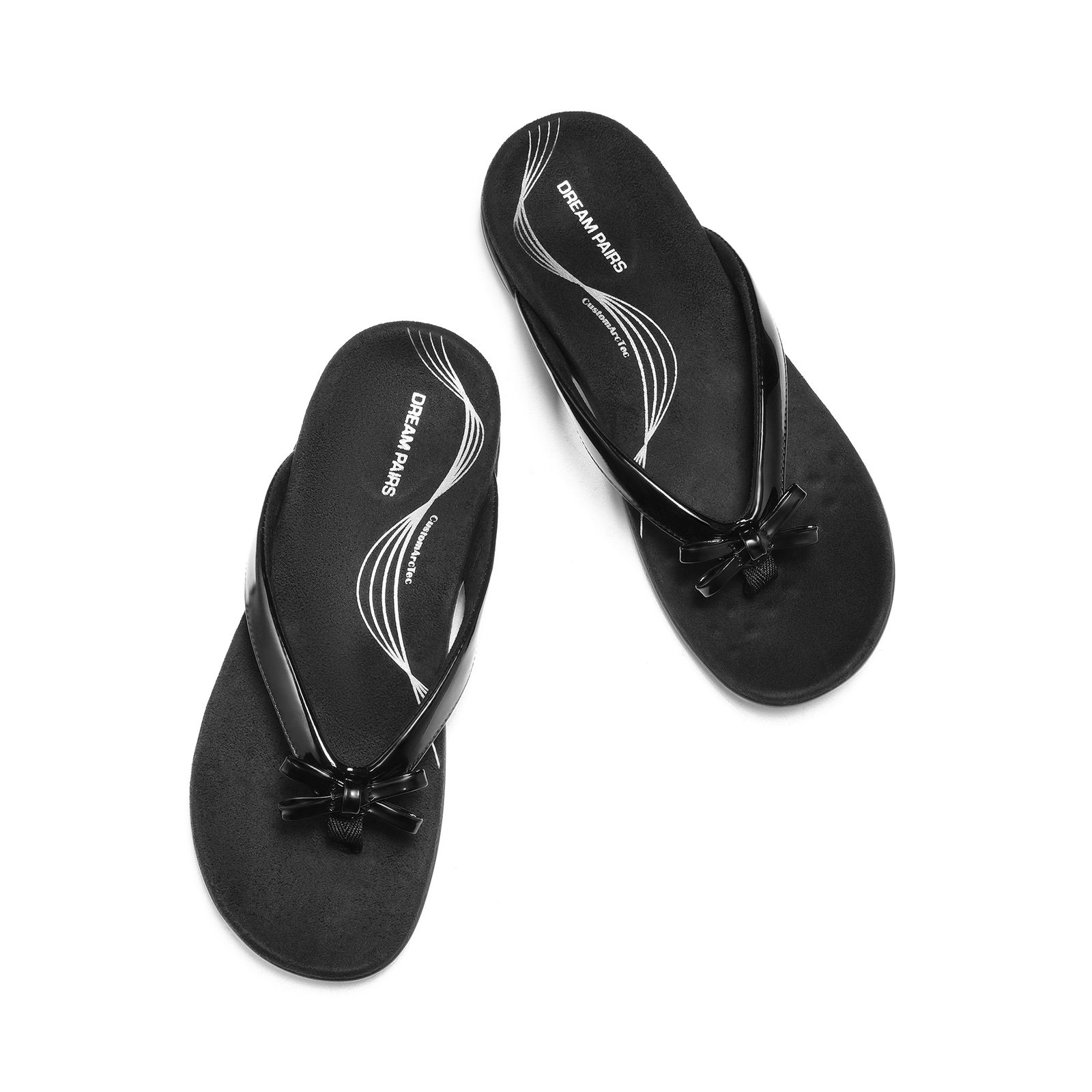 Women Arch Support Flip Flops Comfortable Dress Orthopedic Thong Sandals Slides