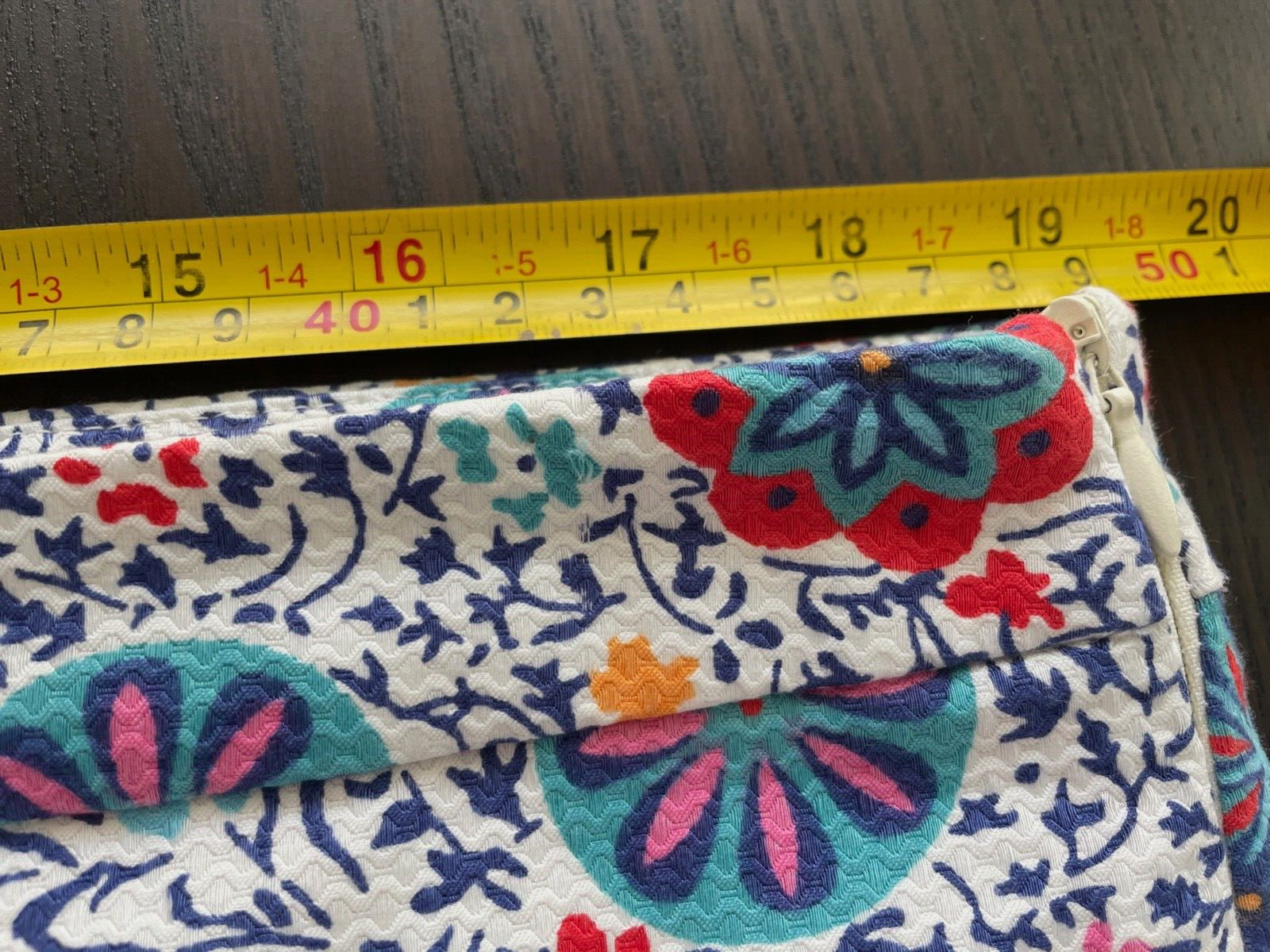 NWOT BODEN Ankle Side Zip Stretch Pants Multi-Color Wms Size 14R Multi-Color