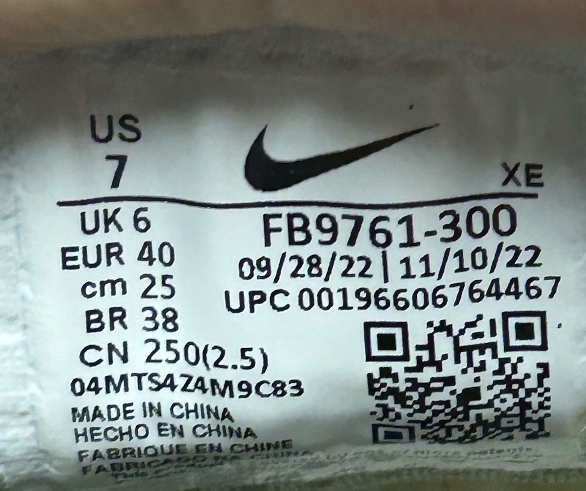 Nike ACG Lowcate Future Movement Oil Green Lemon Chiffon FB9761-300 Size 7M 8.5W