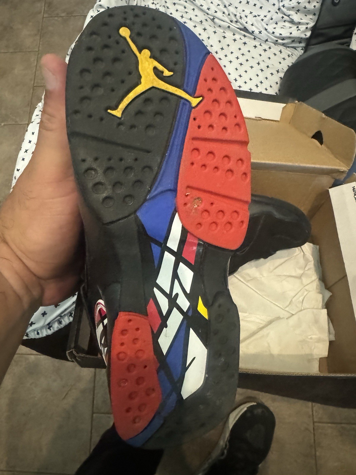 Jordan Air Jordan 8 Retro (GS) Black/True Red/White 4Y (UK 3.5) 305368-062