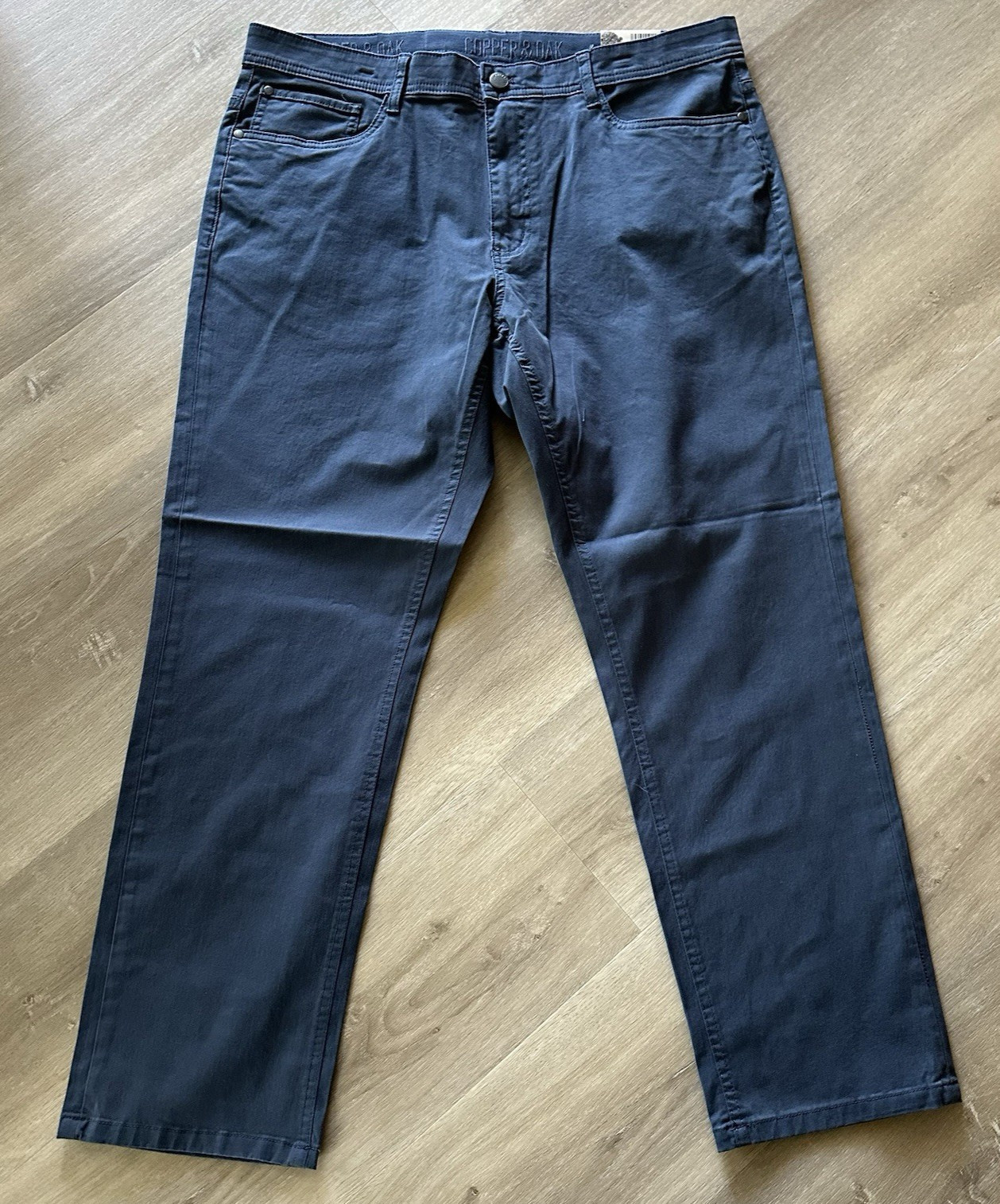Copper & Oak NWT Men’s 36×32 5 Pocket Every Day Pants Dark Denim Blue K5S817 NWT