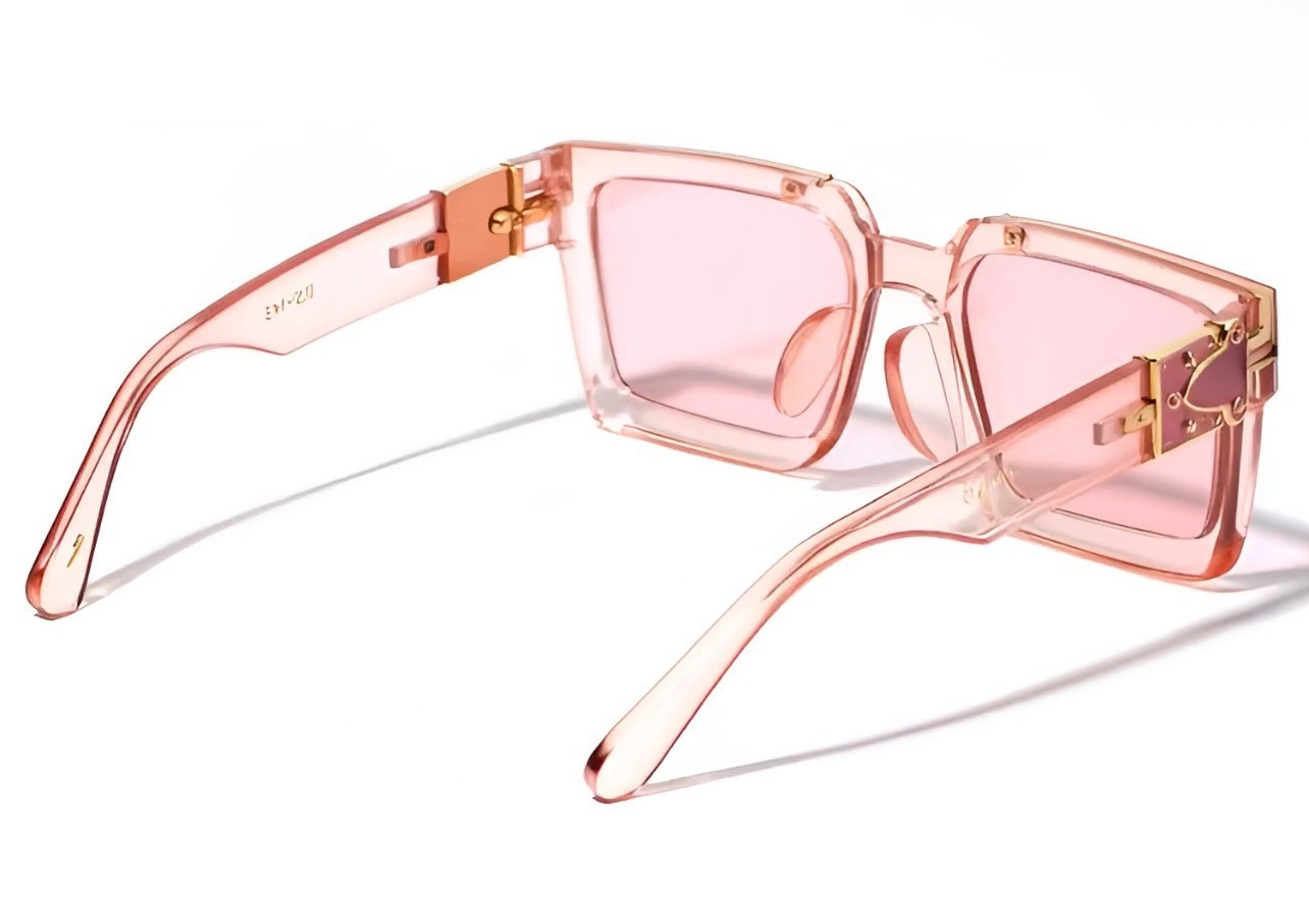 MEN OVERSIZED THICK SHADES SQUARE SUNGLASSES RETRO DESIGNER FASHION CLASSY 2023