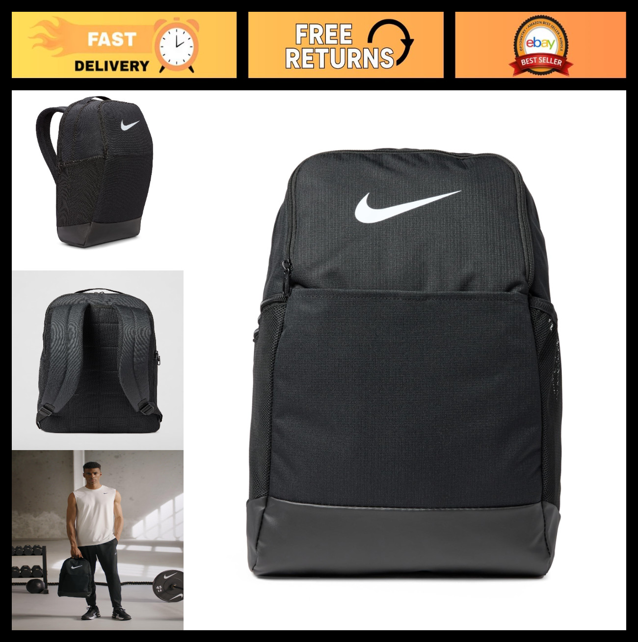 Unisex Gameday Brasilia Training Backpack 24L/30L – Durable, Stylish, Versatile