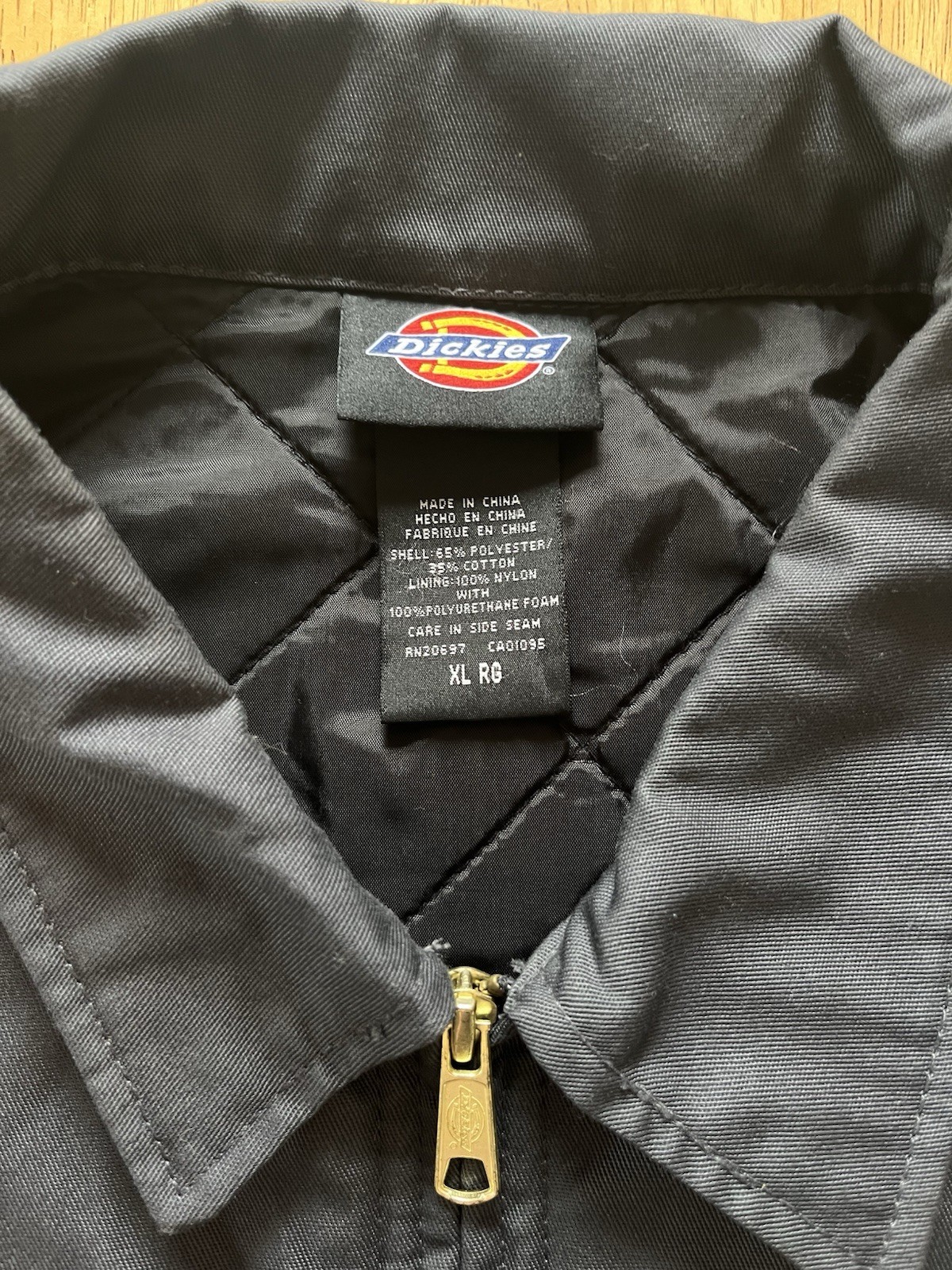 Custom Hand-Painted Dickies Eisenhower Insulated Jacket Lady Luck WW11 Plane XL