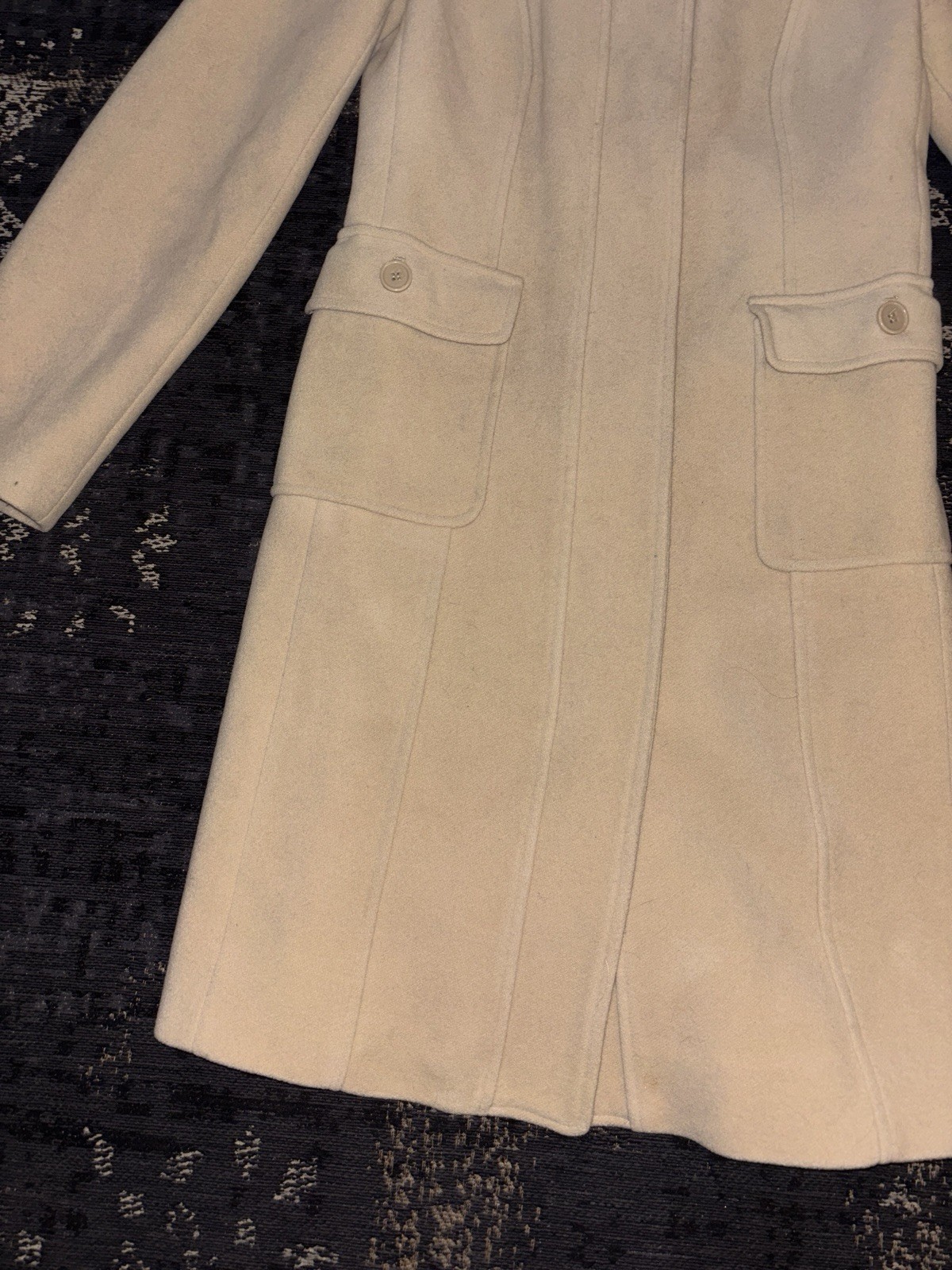 ann taylor loft trench coat size 4