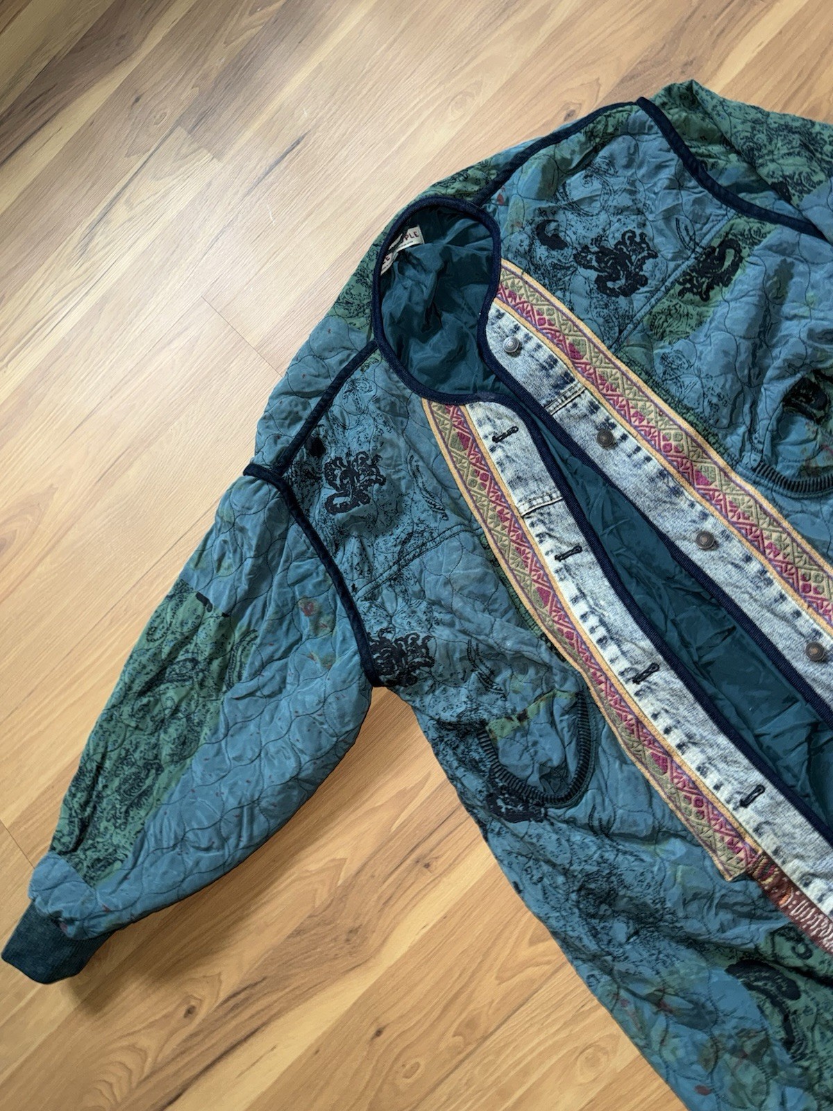 Free People The Borderline Liner Jacket torn inside