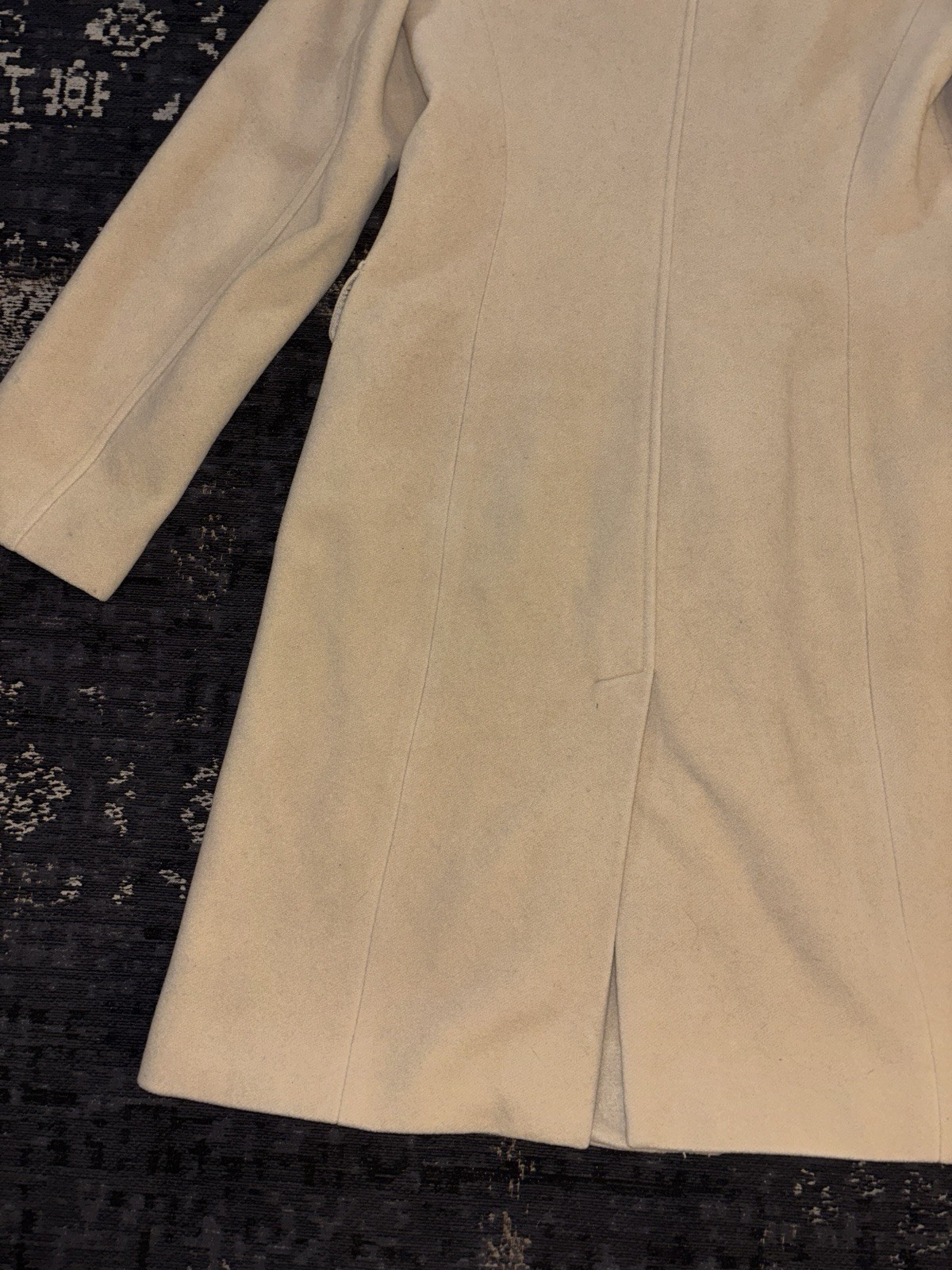 ann taylor loft trench coat size 4