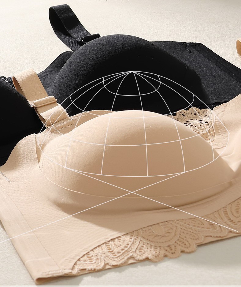 full coverage strapless sports bra thin push up plus size underwear
