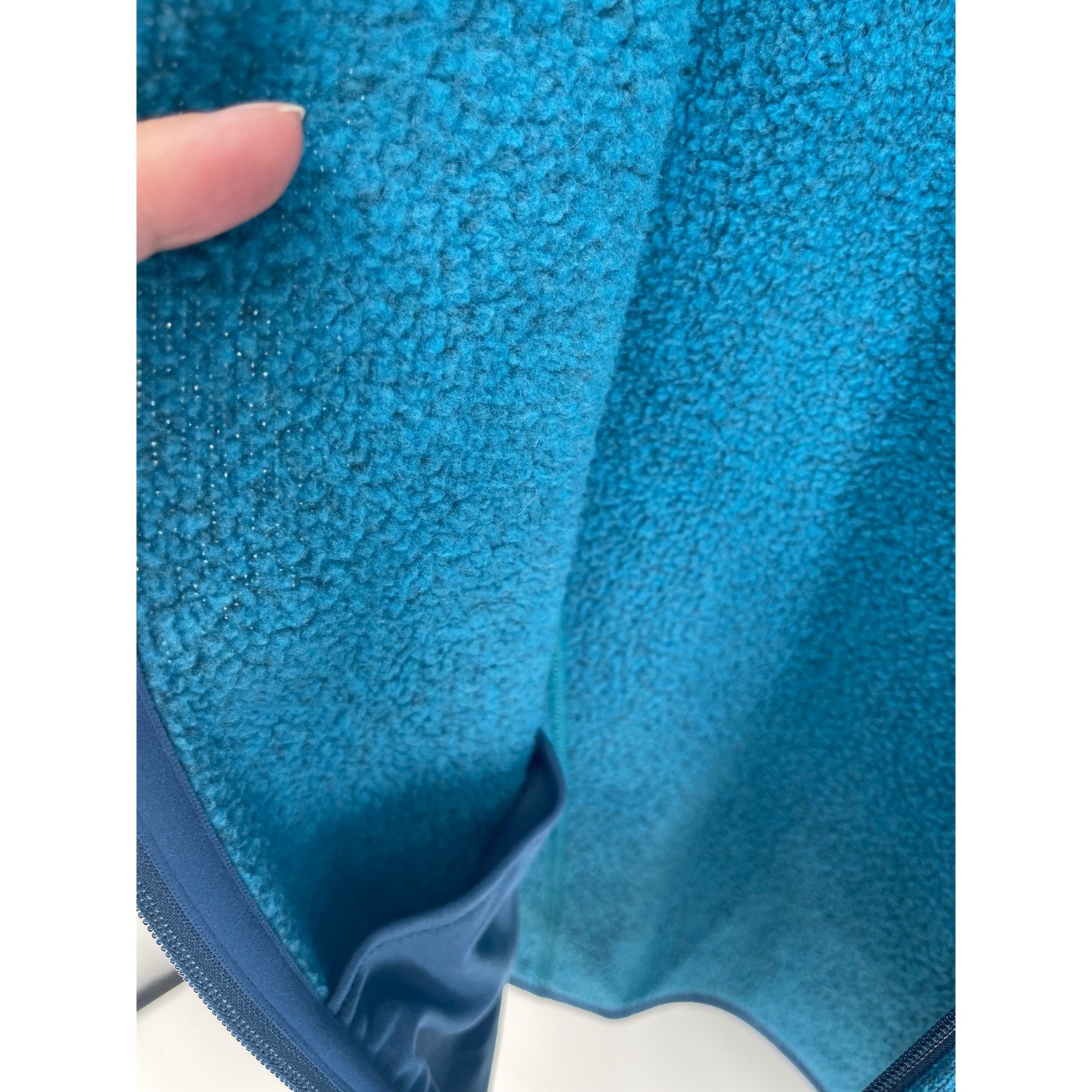 Patagonia Better Sweater Full Zip Jacket Teal Blue Heather Womens L 25527
