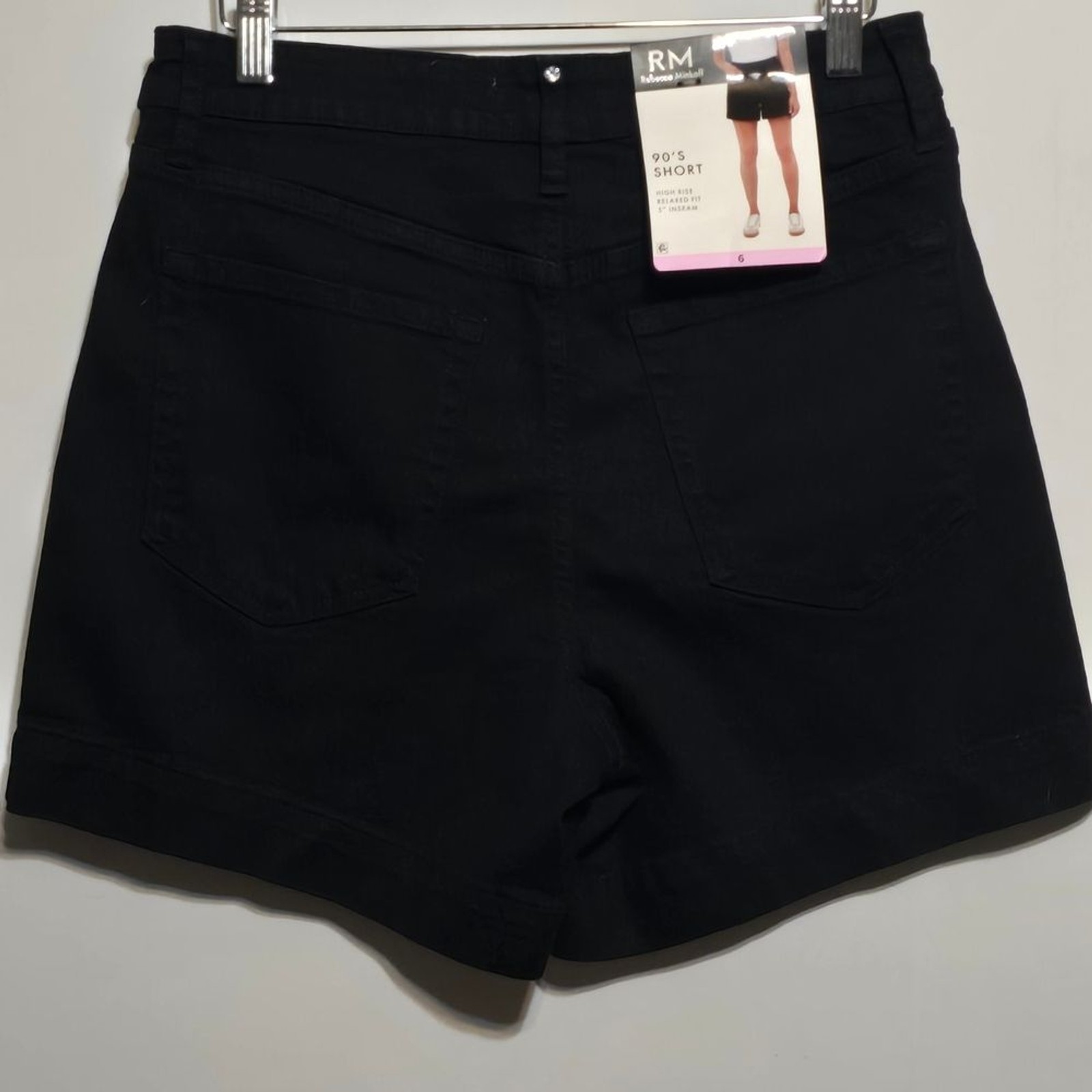 NWT Rebecca Minkoff High Rise Black Shorts Size 8