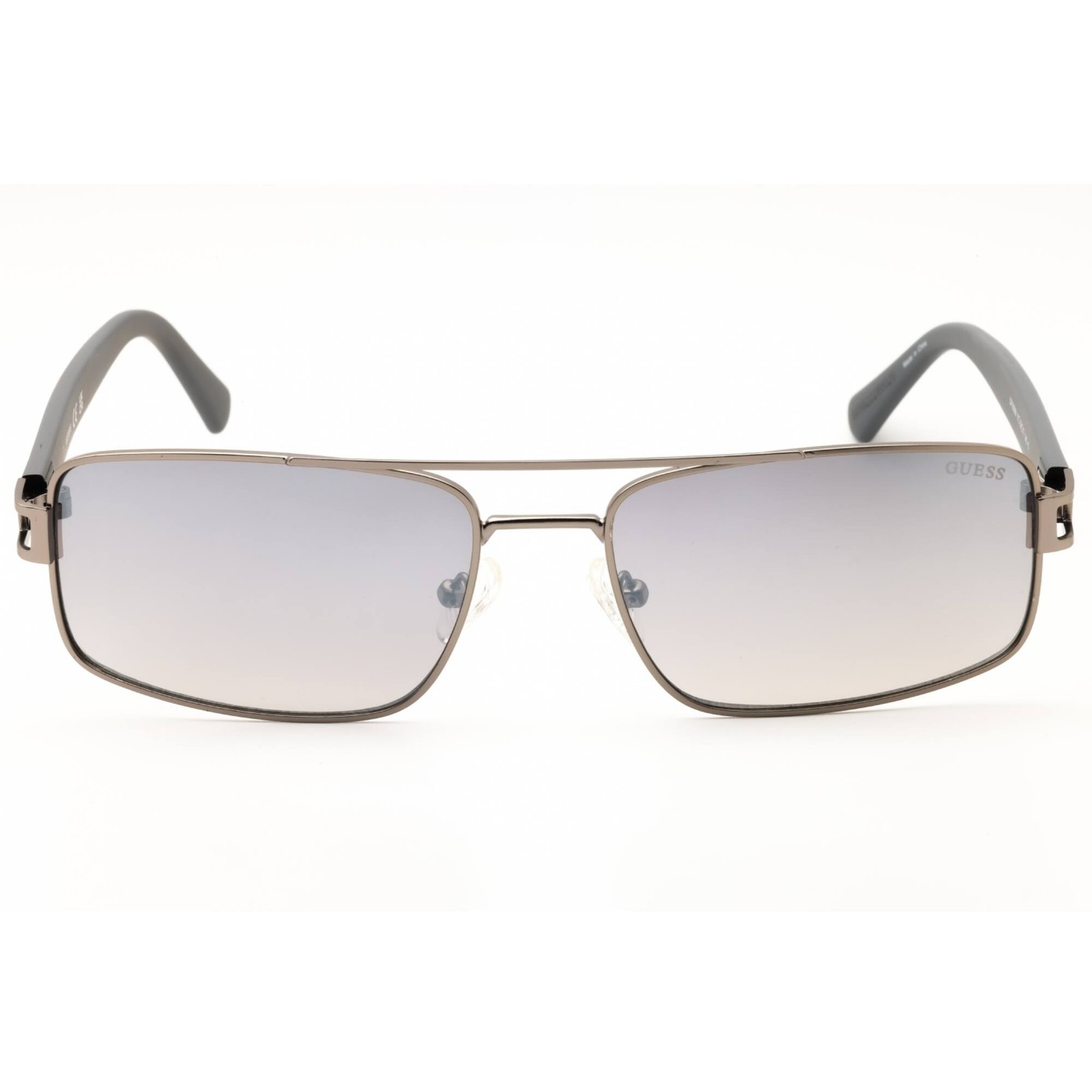 Guess Factory Men’s Sunglasses Matte Light Nickeltin Metal Frame GF00069 11C