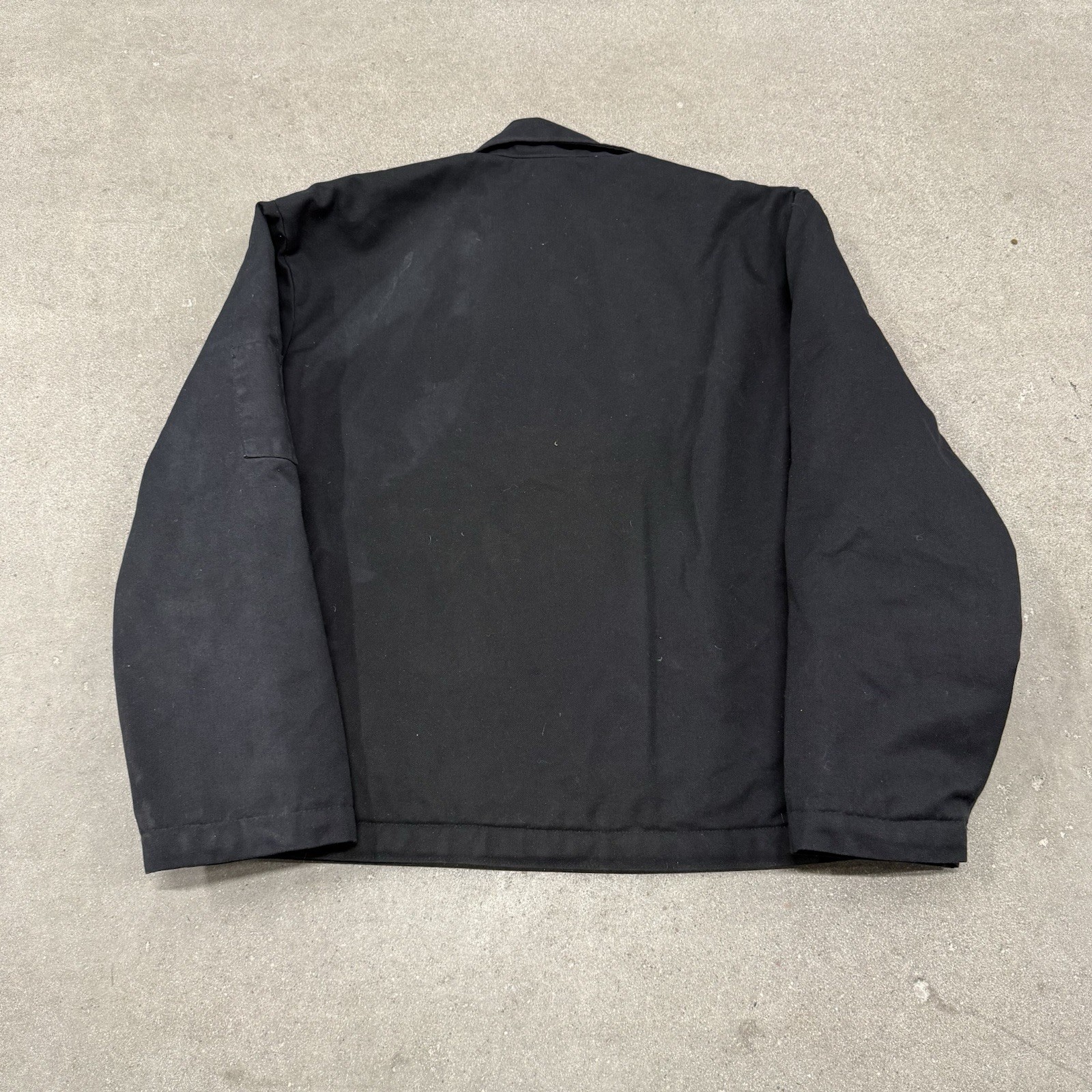 Dickies Eisenhower Jacket Large Faded Black Insulated Quilted Lined Detroit Coat
