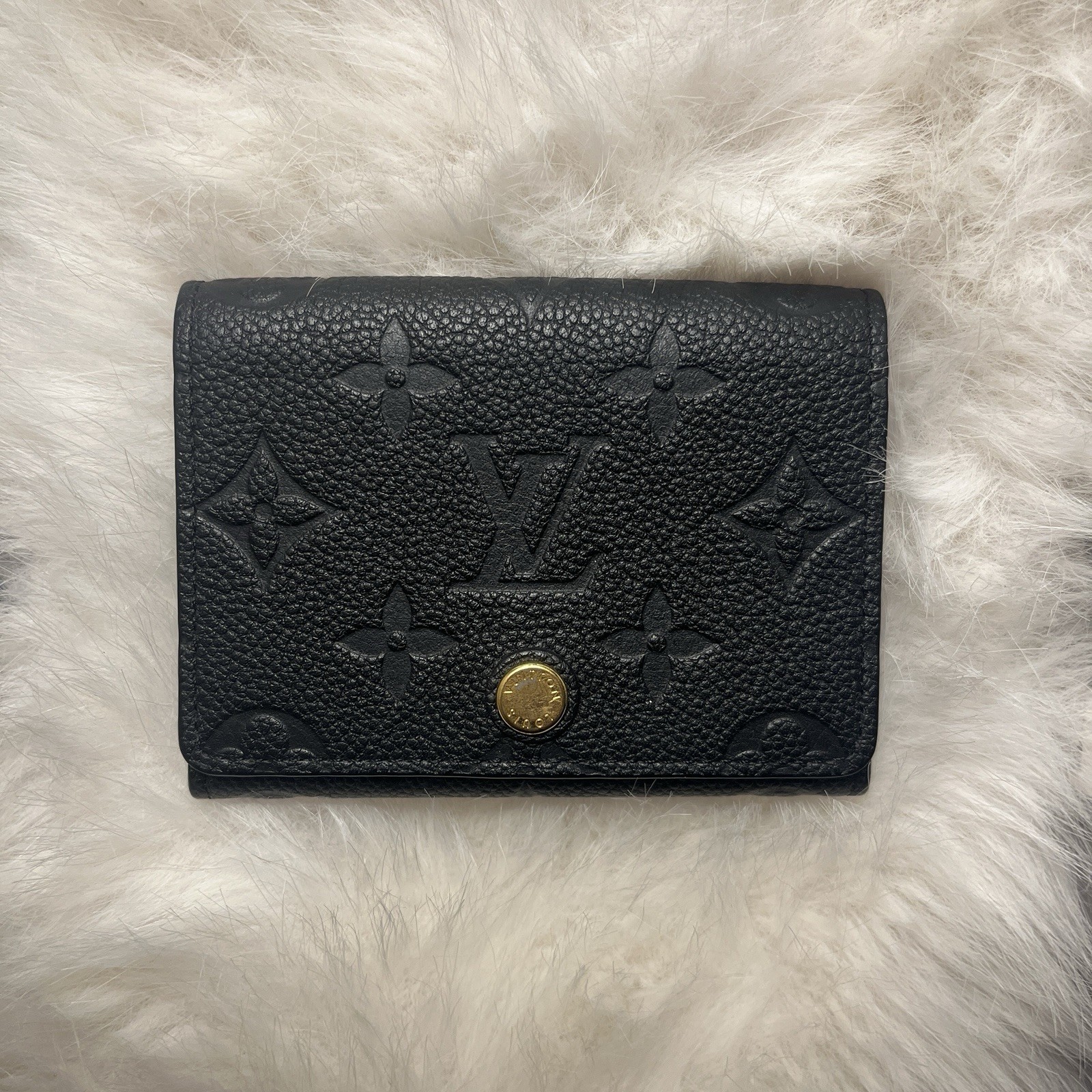 Louis Vuitton Business Card Holder Monogram Empreinte Leather