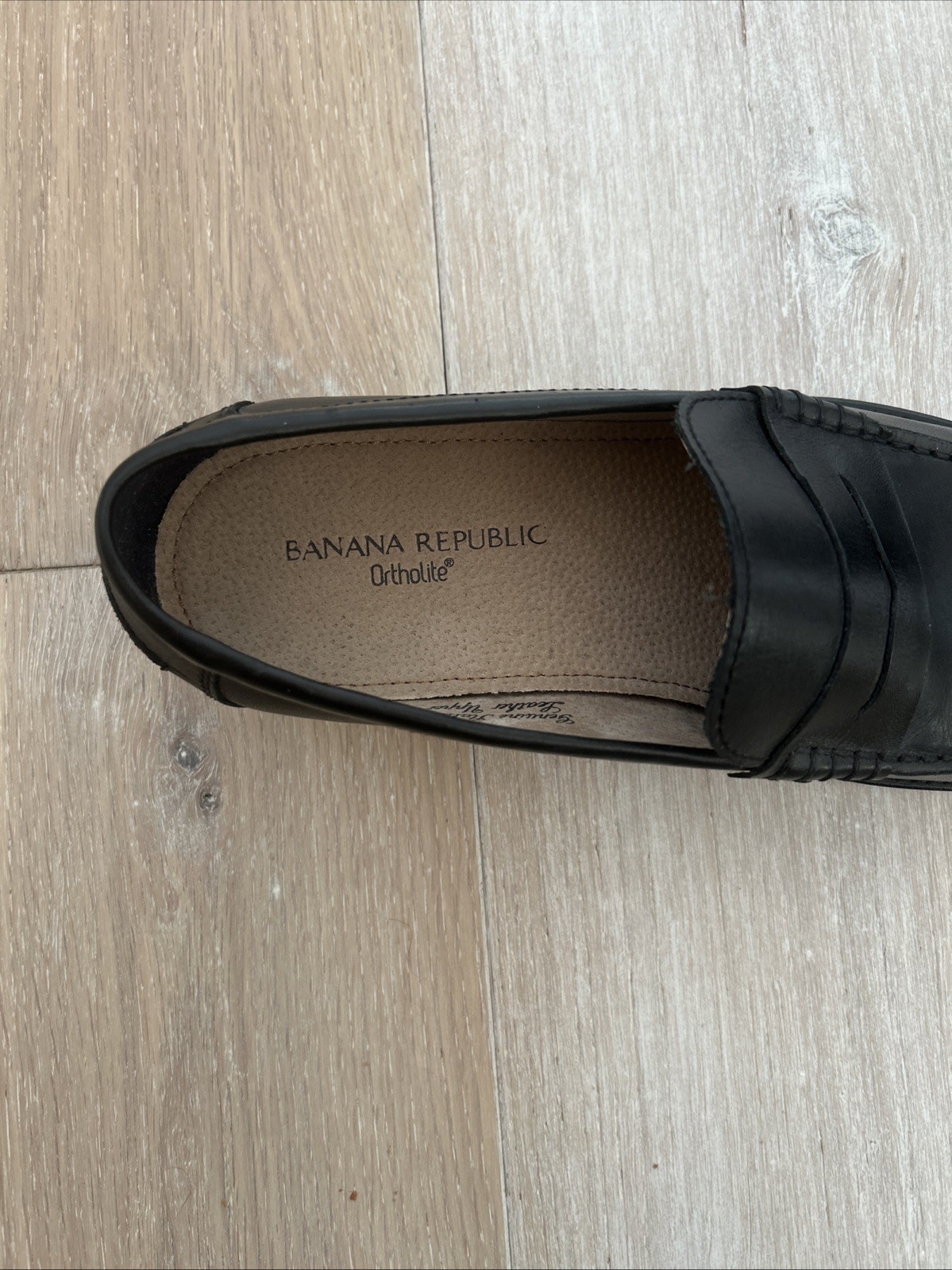 NWOB Banana republic Italian Leather Penny Loafers Men’s 9