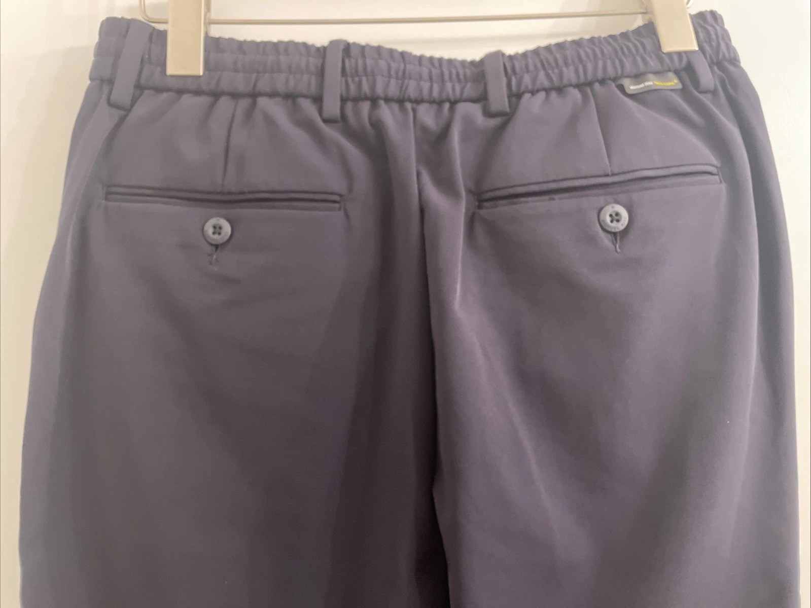 MANUEL RITZ Blue Technical Jogging Trouser Pants with Drawstring EU 48 US 32