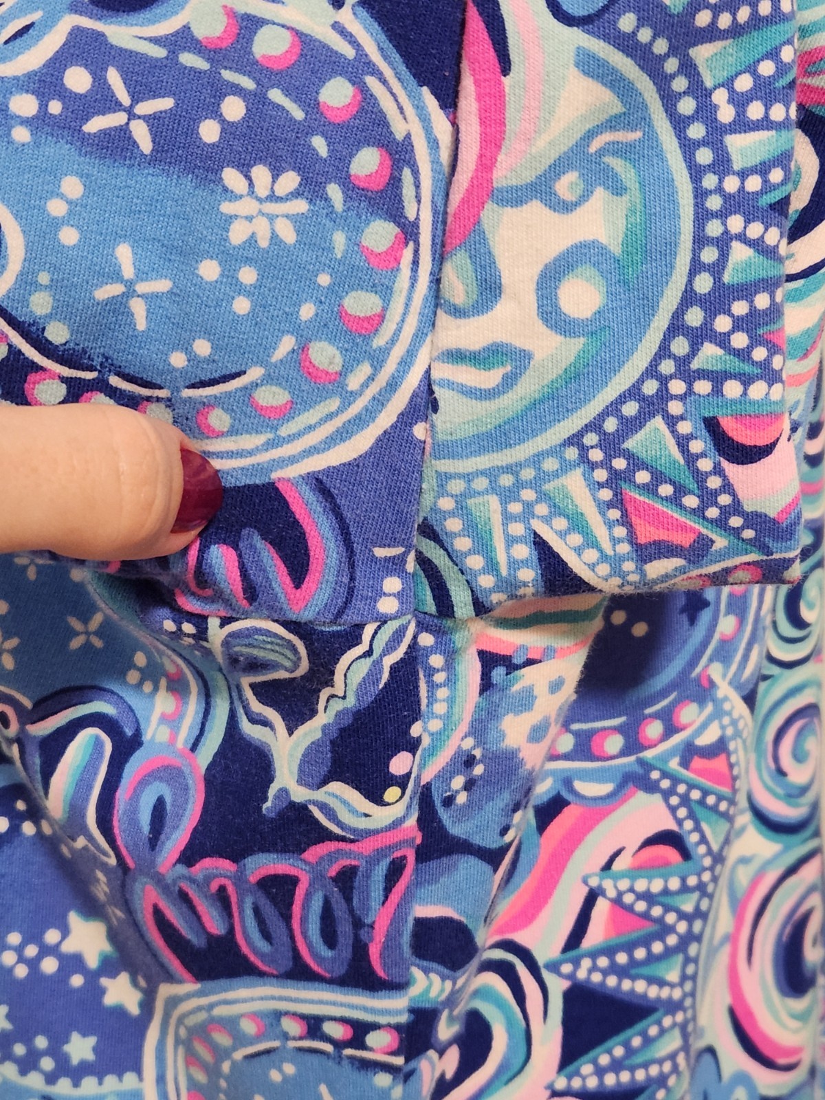 🦄LARGE VERY HTF Lilly Pulitzer🦄 – UPF 50+ Skipper Ruffle Neck Popover Dress