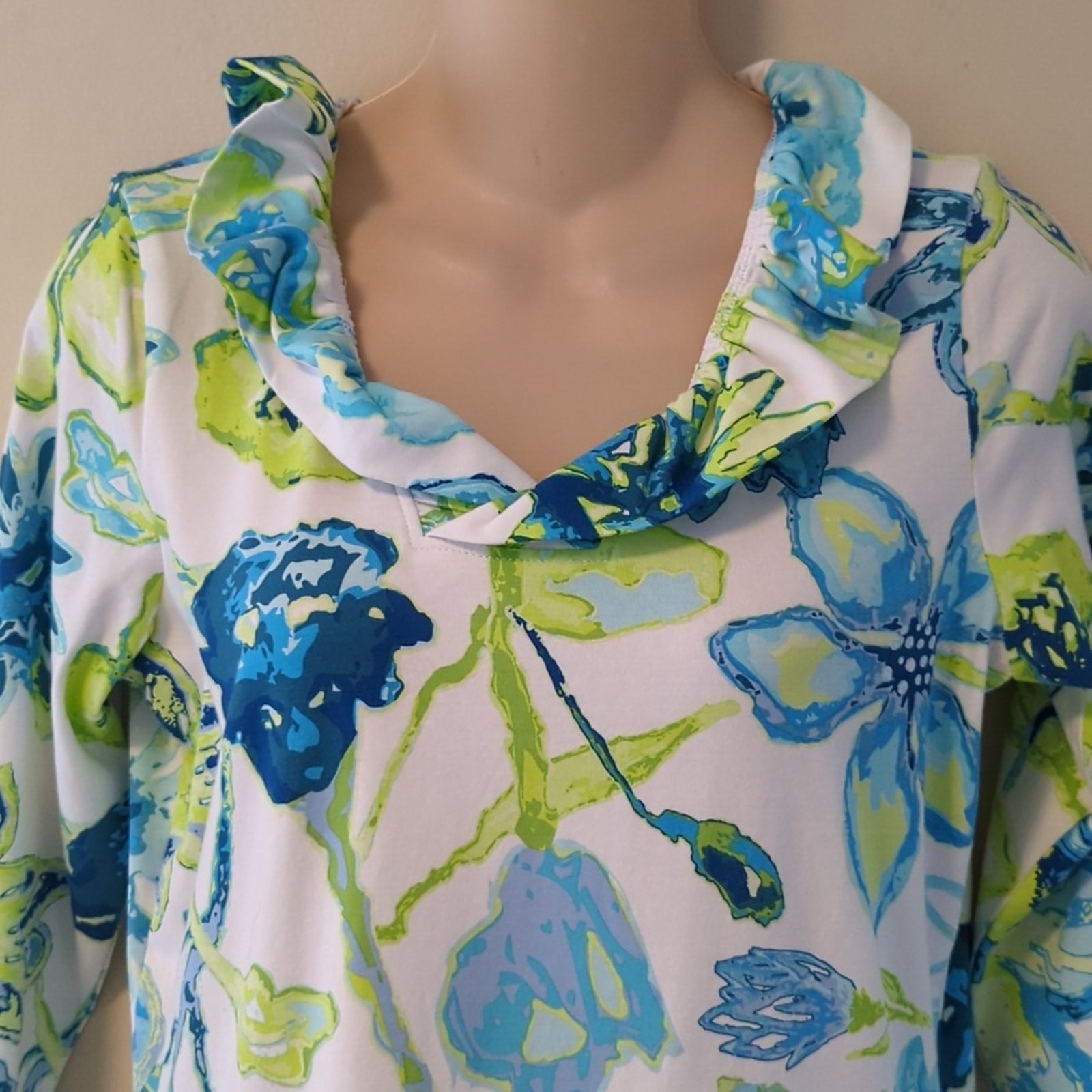 NWT Ana Clare Sophia Ruffle Dress in Blooms S