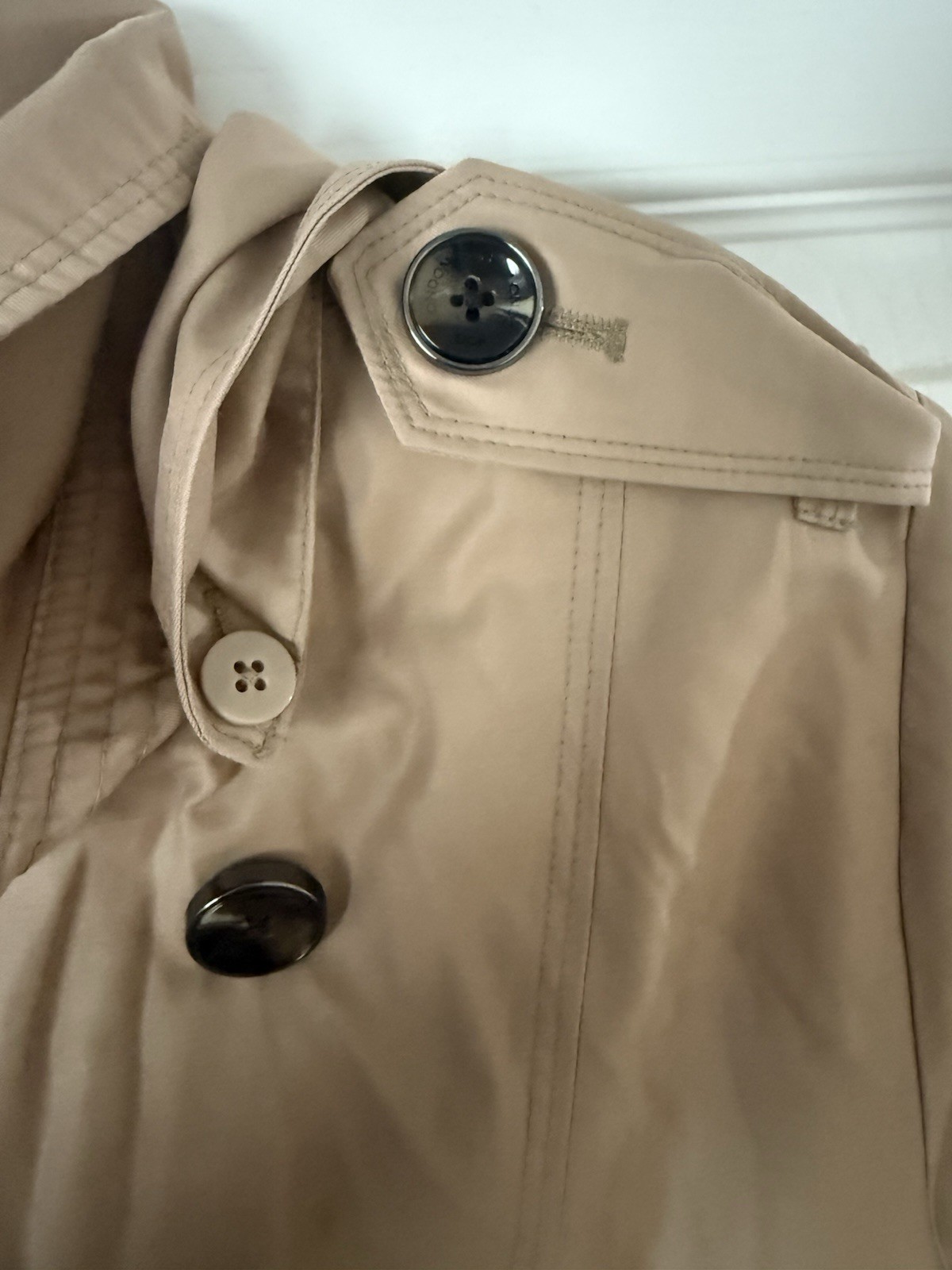 London Fog Women’s Double Breasted Trench Coat Size PL