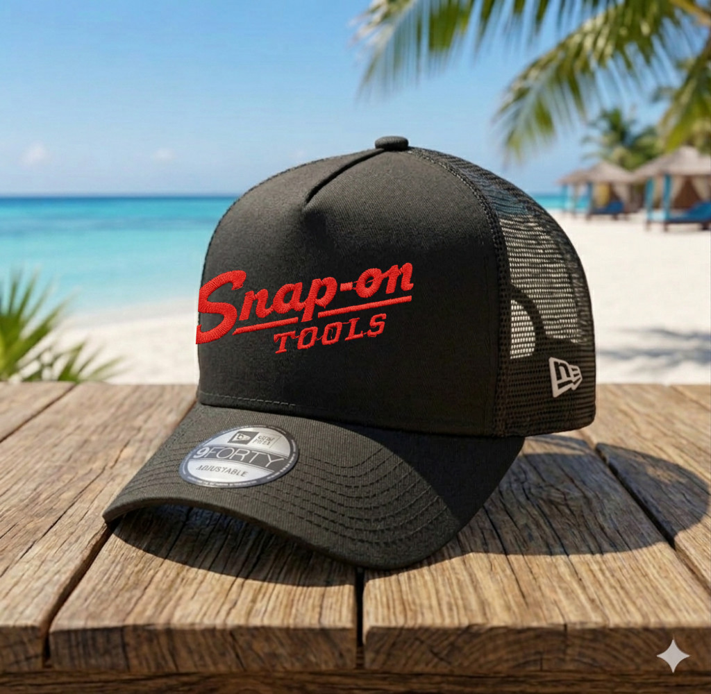 Snap-on Tools Trucker Hat Embroidered Logo Mesh Snapback Garage Work Cap