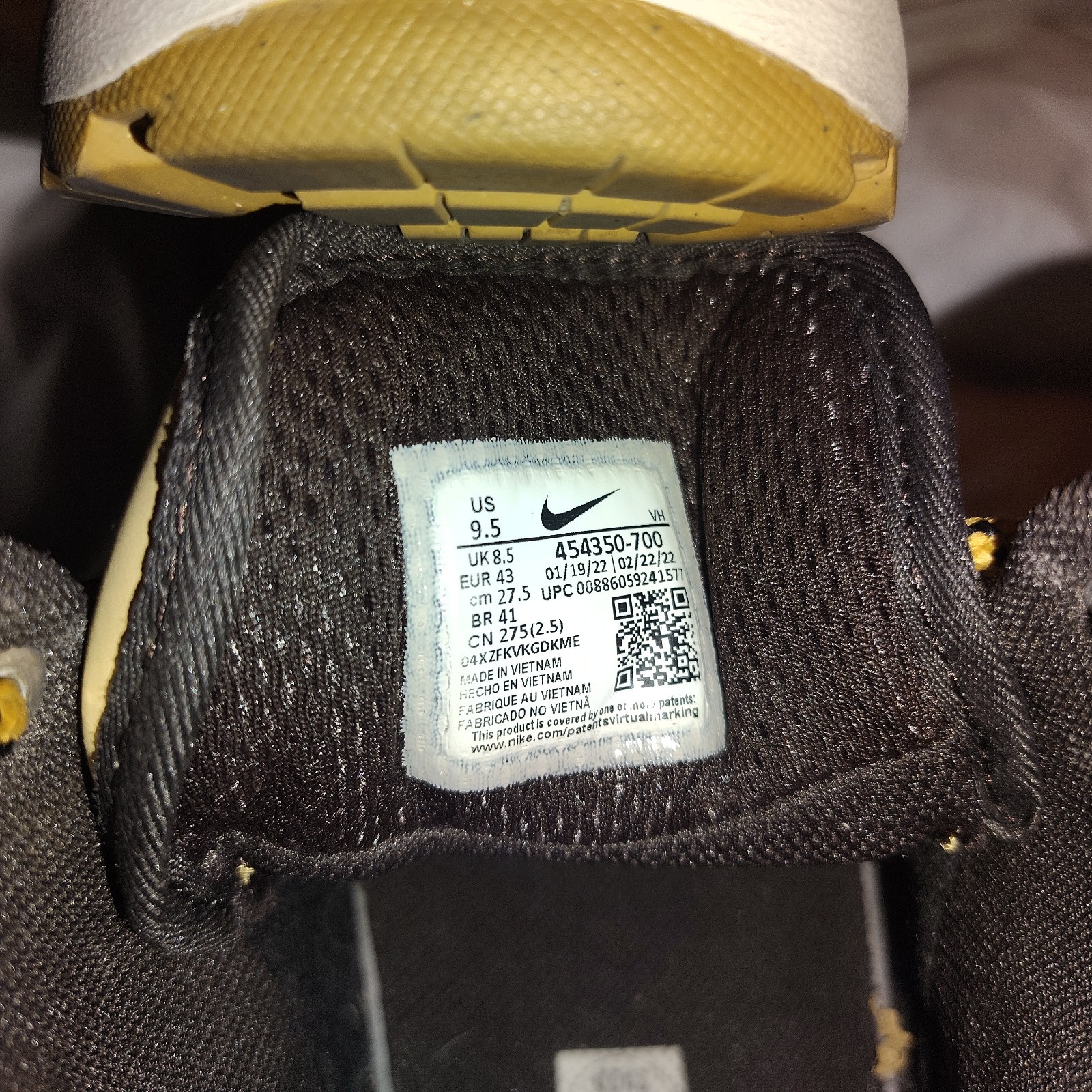 Nike Manoa Wheat Work Boots Men’s Size 9.5 Trail Hiking Outdoor Boots