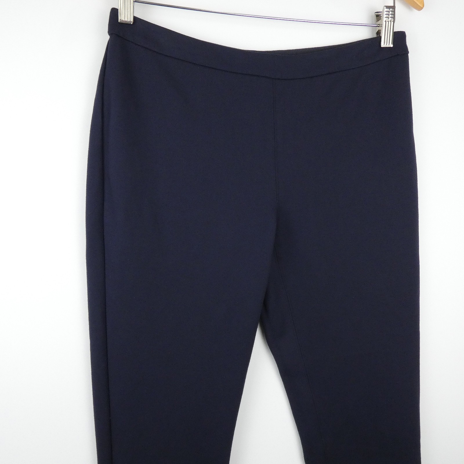 Pendleton Pants Womens 6 Navy Blue Stretch Side Zip Minimalist Ankle Skinny