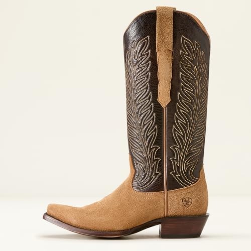 10060768 ARIAT WOMEN YELLOWSTONE ARENA DIRT TAN ROUGHOUT/CRUNCH SIZE 9