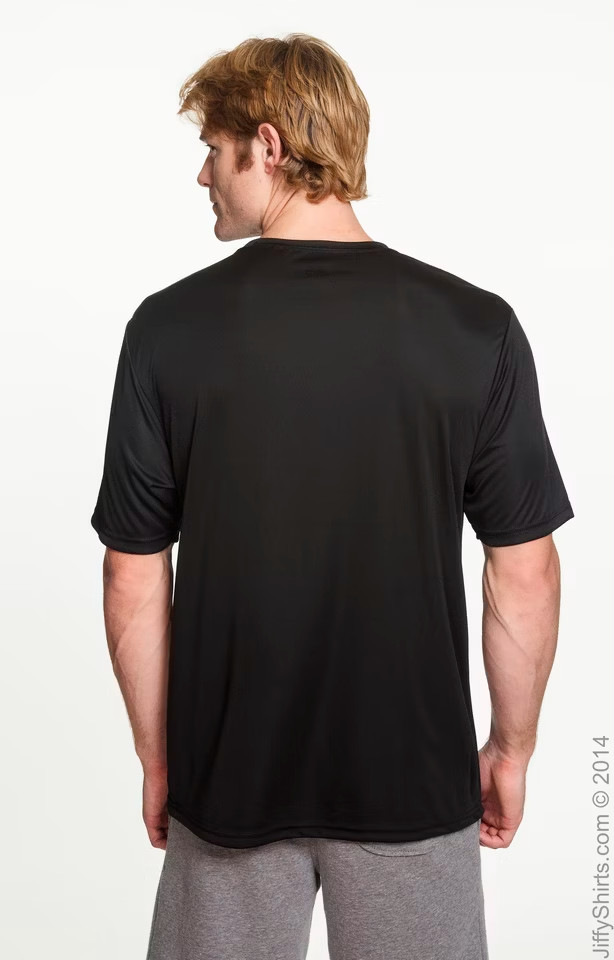 A4 Adult Mens N3142 Cooling Performance Size 2XLarge Black Athletic Tshirt New