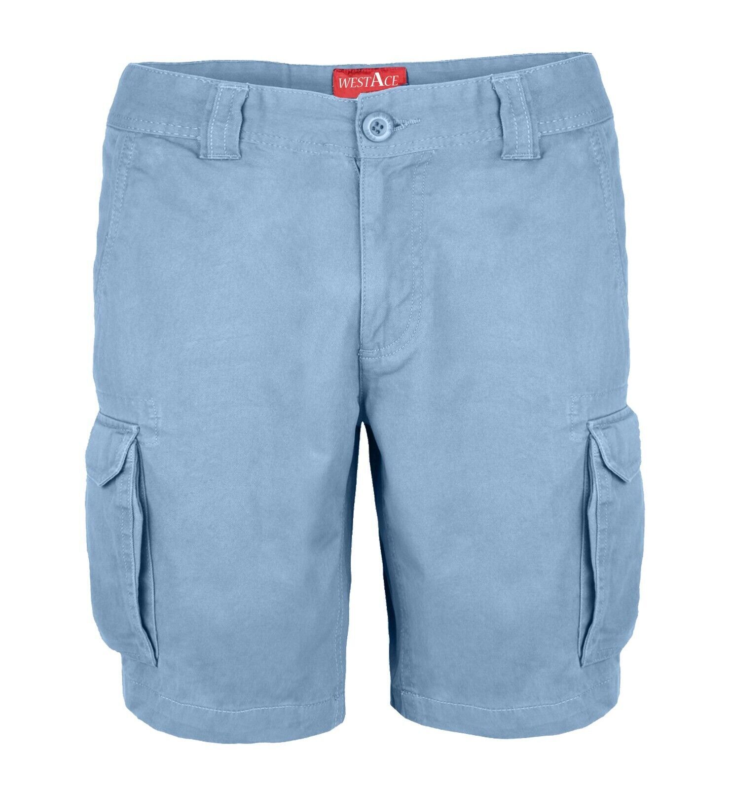 Mens Cargo Shorts Combat westAce Chino Half Pants 100% Cotton Work Wear Casual