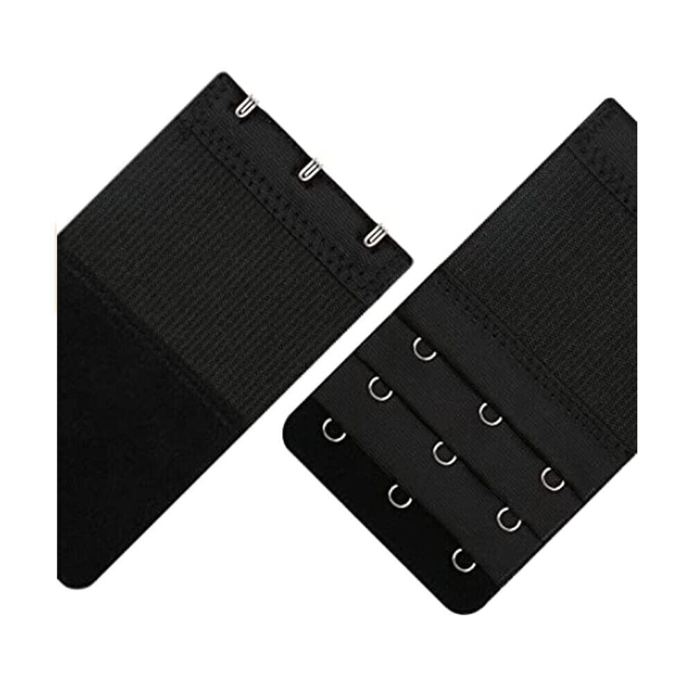4Pcs Adjustable Bra Extender 2/3/4 Hooks with Elastic Extension Underwear Strap