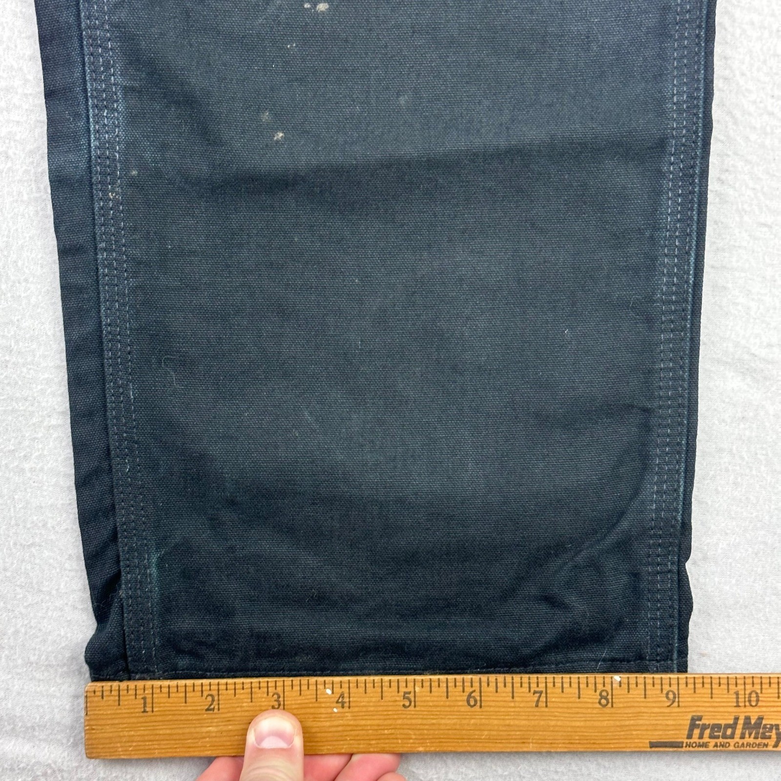 Carhartt Double Knee Work Pants B01-BLK Mens 36×34 Duck Canvas Loose-Fit USA Y2K
