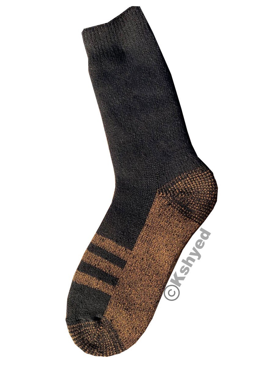 Goldstar Heated Copper Socks Black Athletic Size: 9-15 Tog Rating 4.7 (2 Pack)