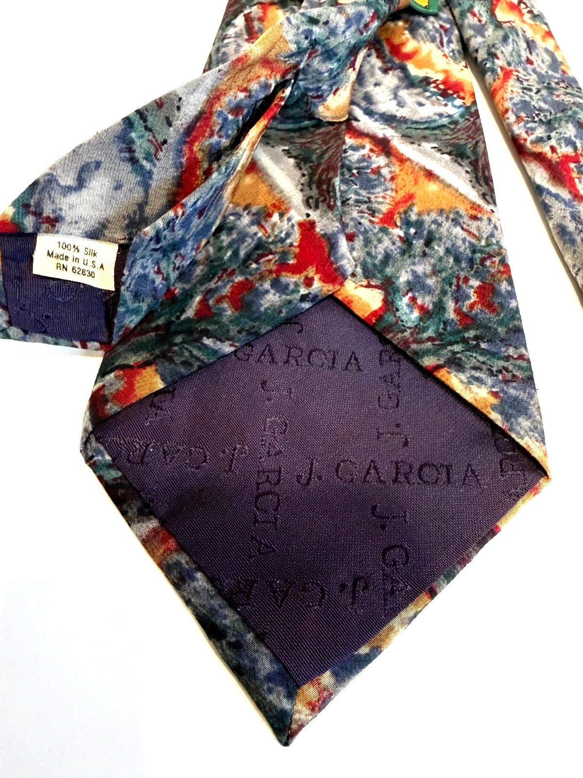 J. Garcia Vintage Tie Lot of 4 abstract geometric 80s 90s Y2K Modern 100% Silk