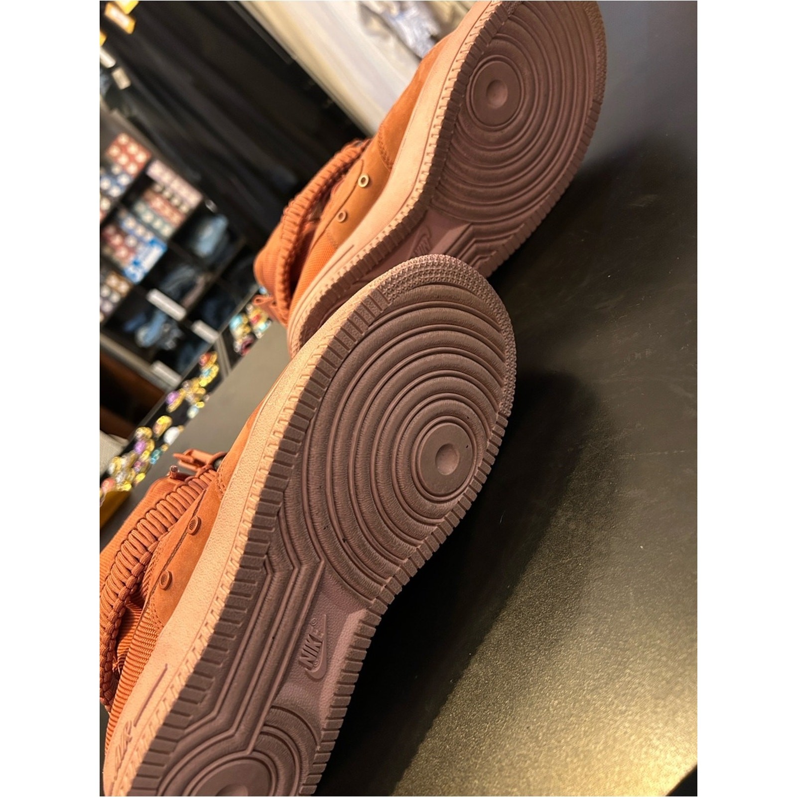 Nike Terracotta High-Top Utility Sneakers