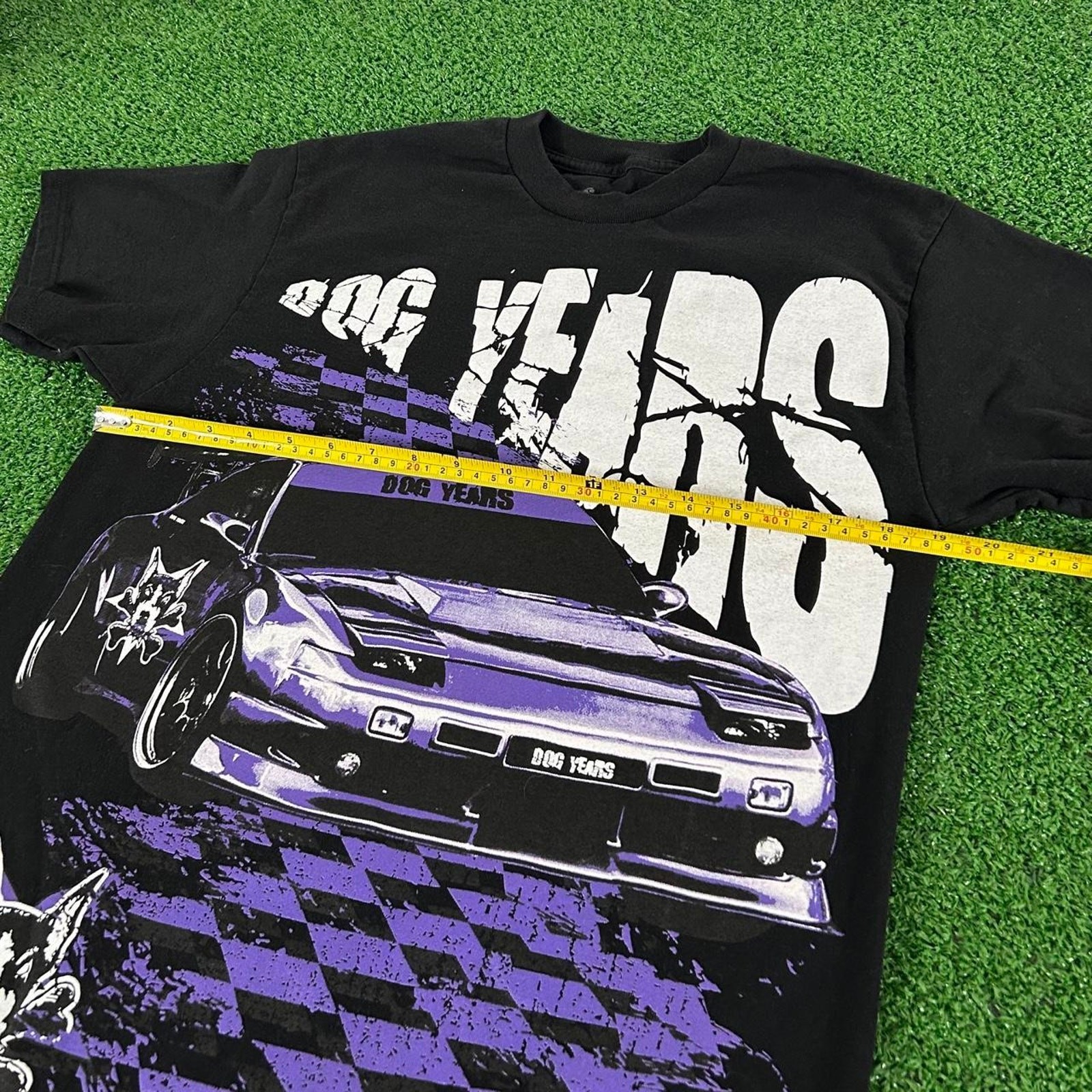 Dog Years Skate Club x City Morgue Racing All Over Print Graphic Tshirt Size M
